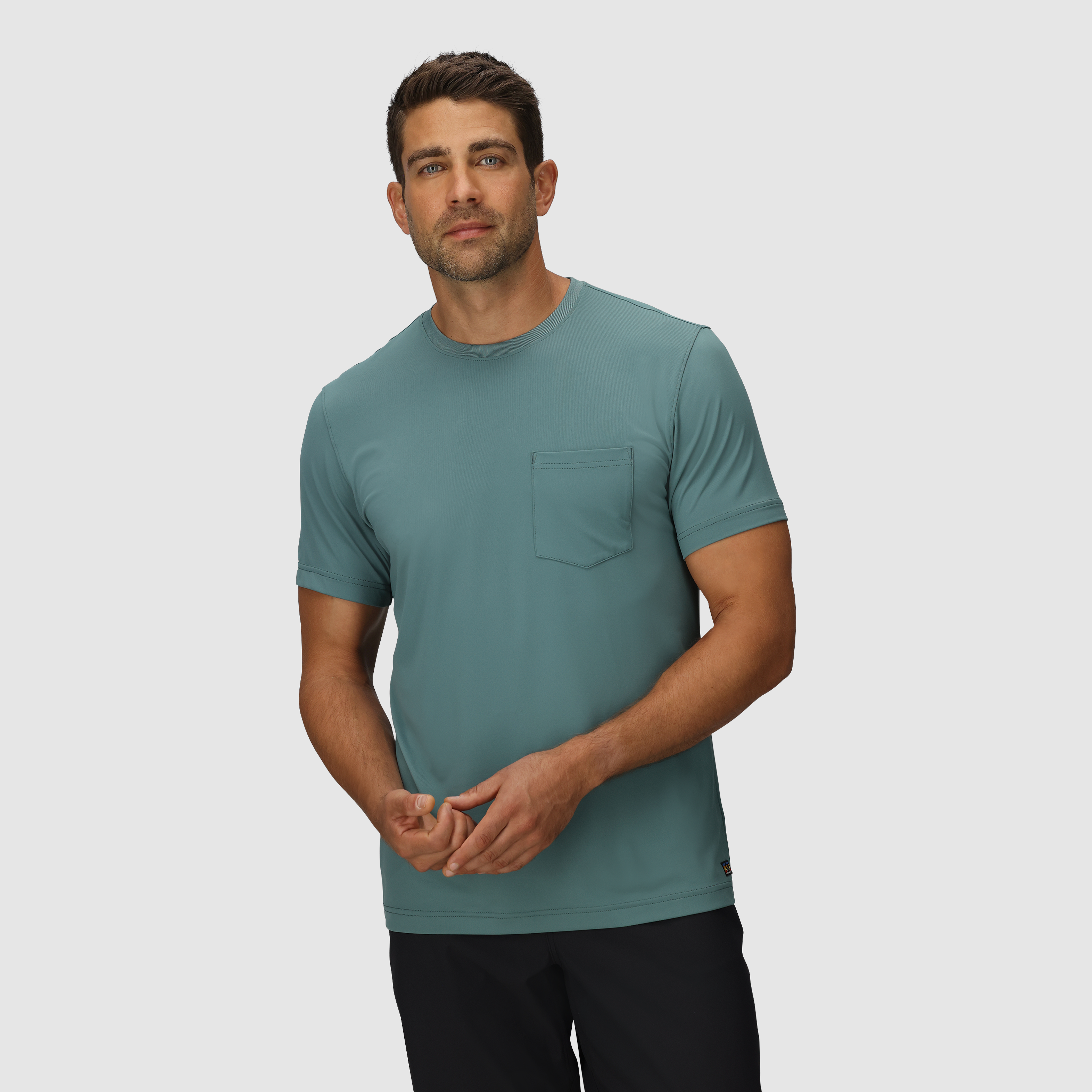 Men's Recycled Polyester Pocket T-Shirt for Hiking & Training