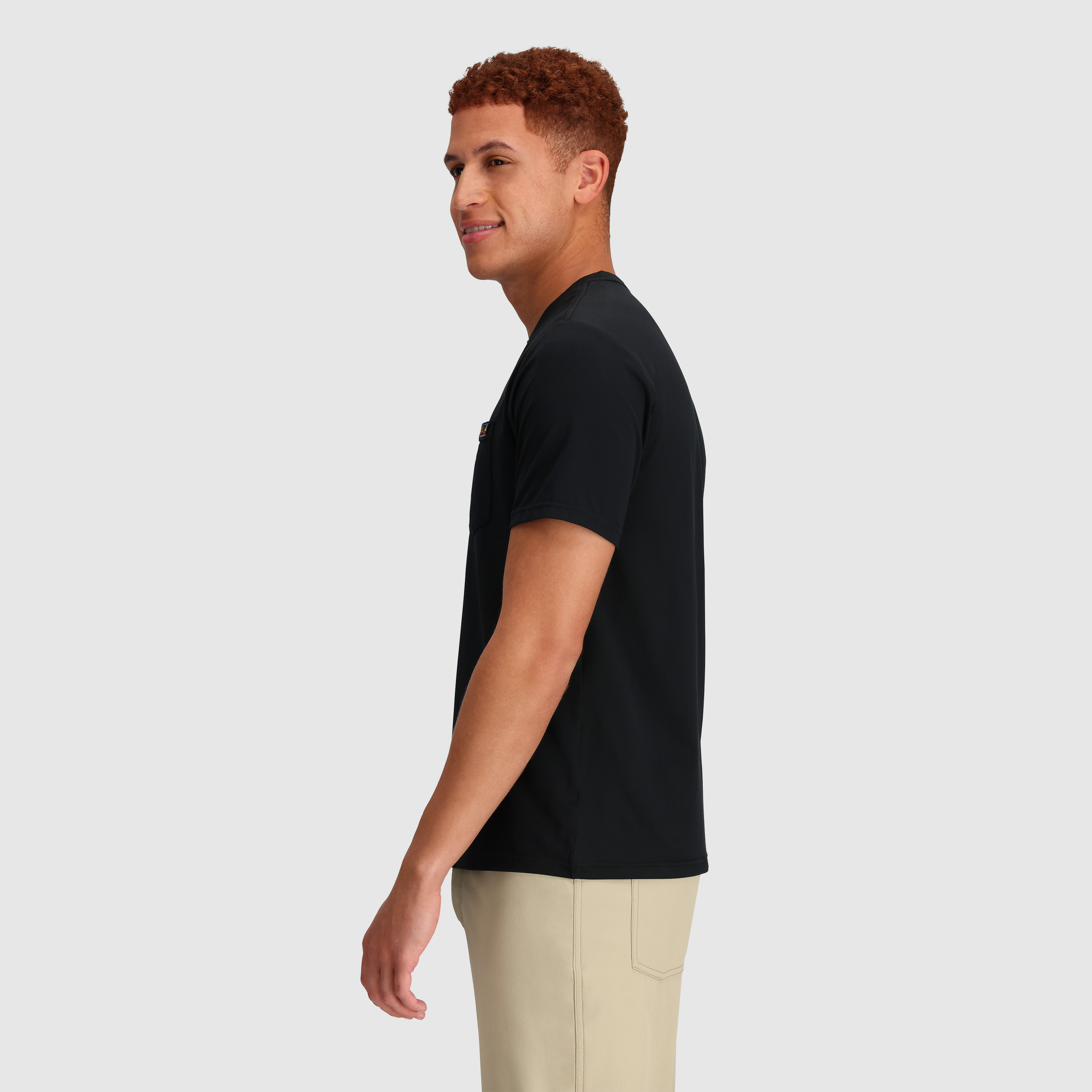 Men's Recycled Polyester Pocket T-Shirt for Hiking & Training