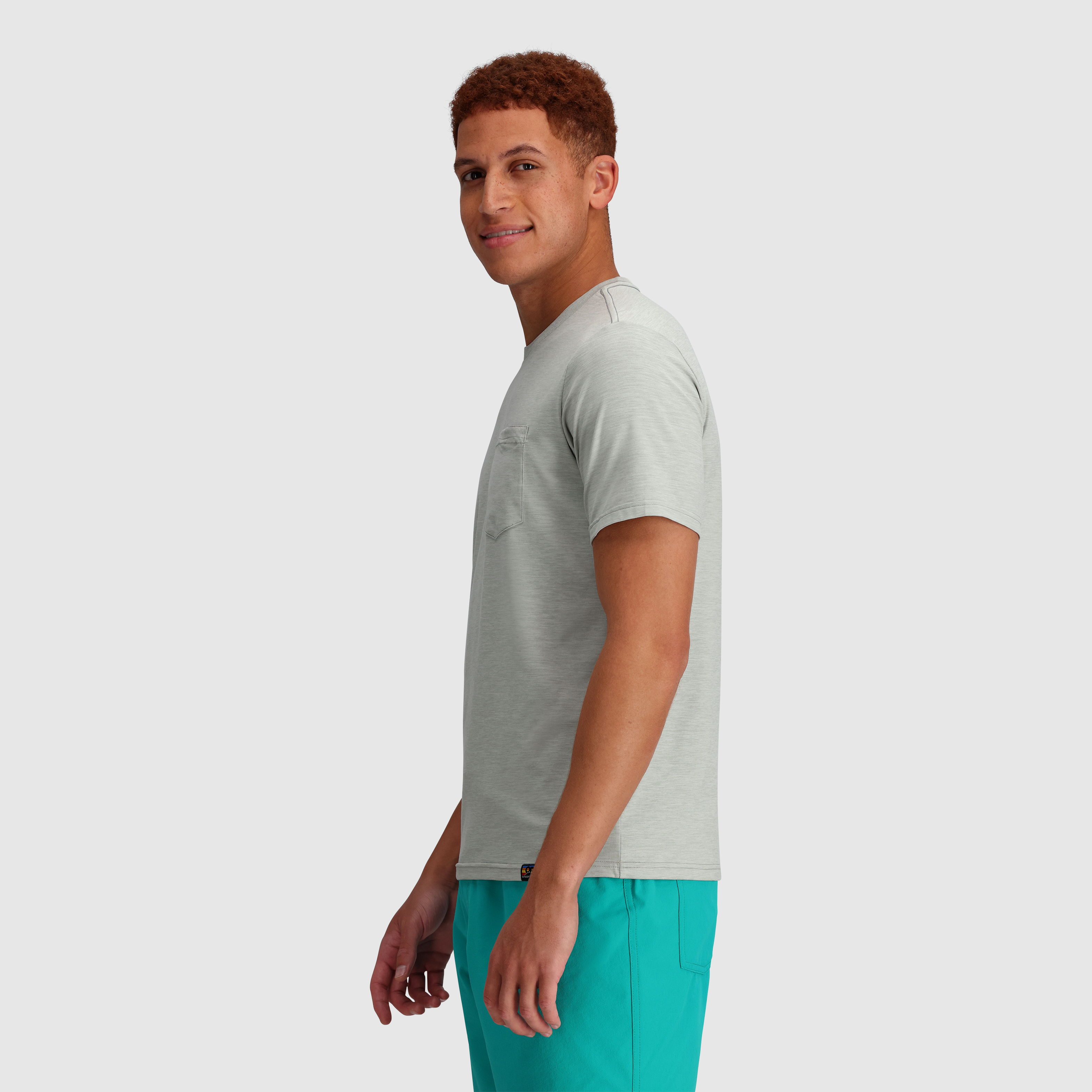Men's Recycled Polyester Pocket T-Shirt for Hiking & Training