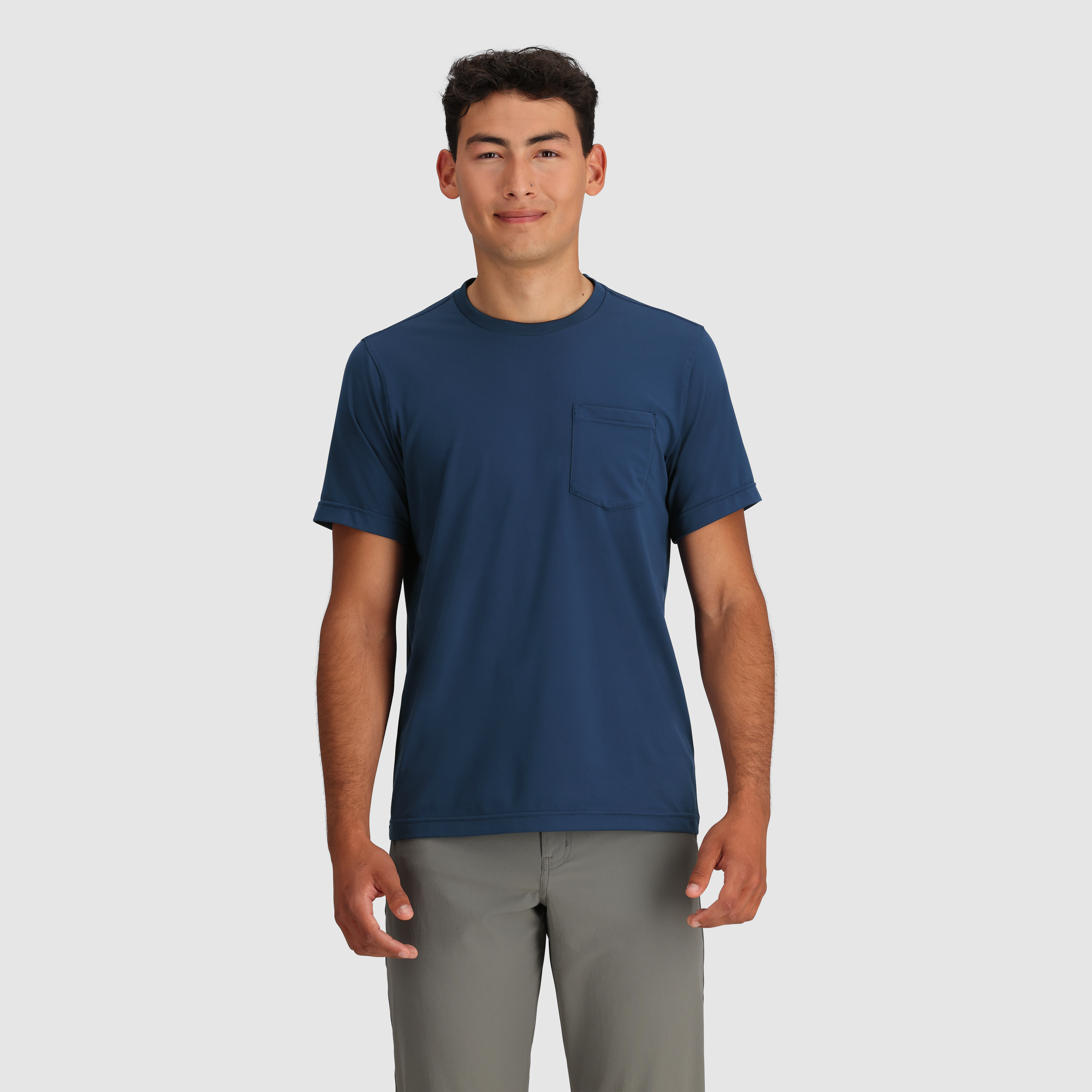 Men's Recycled Polyester Pocket T-Shirt for Hiking & Training