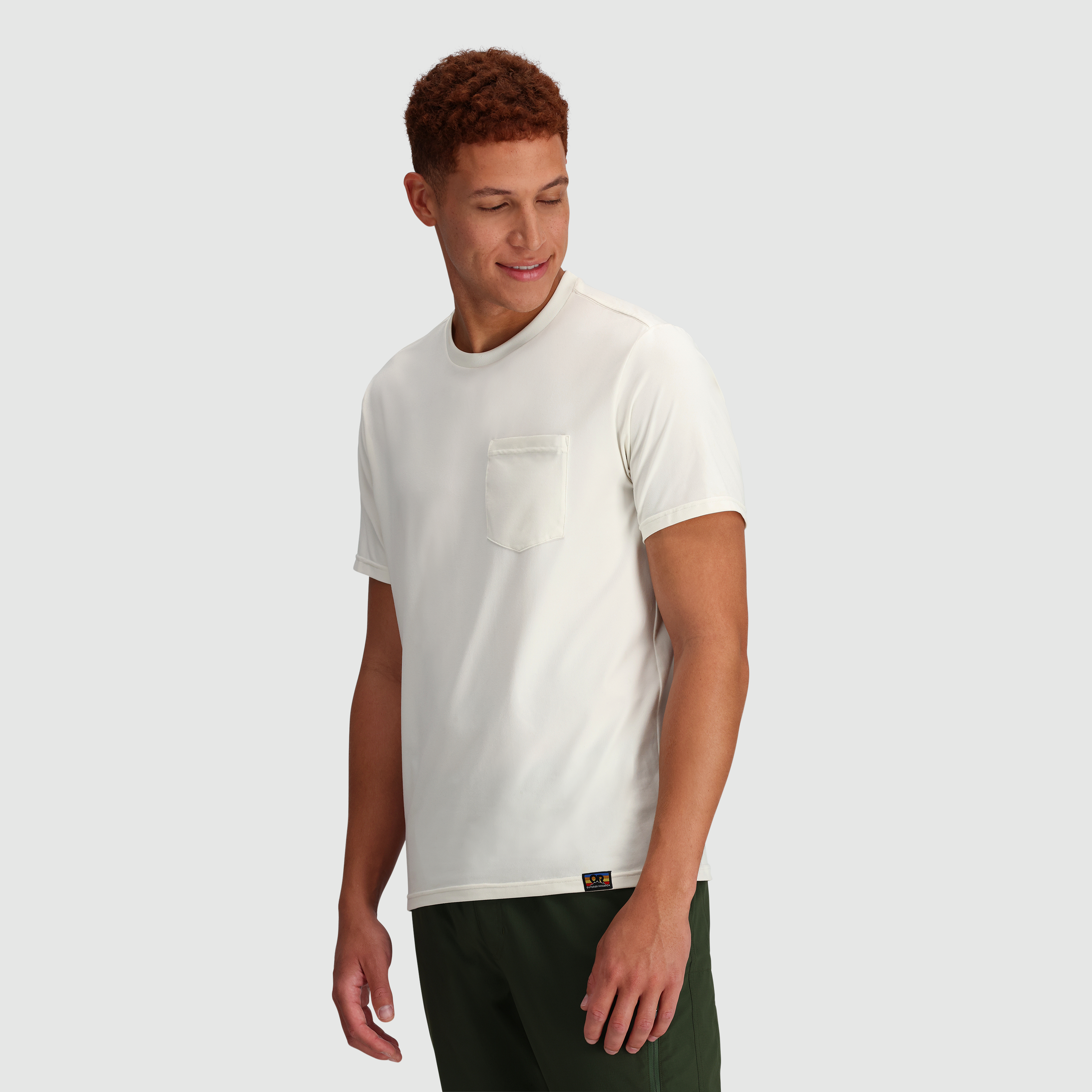 Men's Recycled Polyester Pocket T-Shirt for Hiking & Training