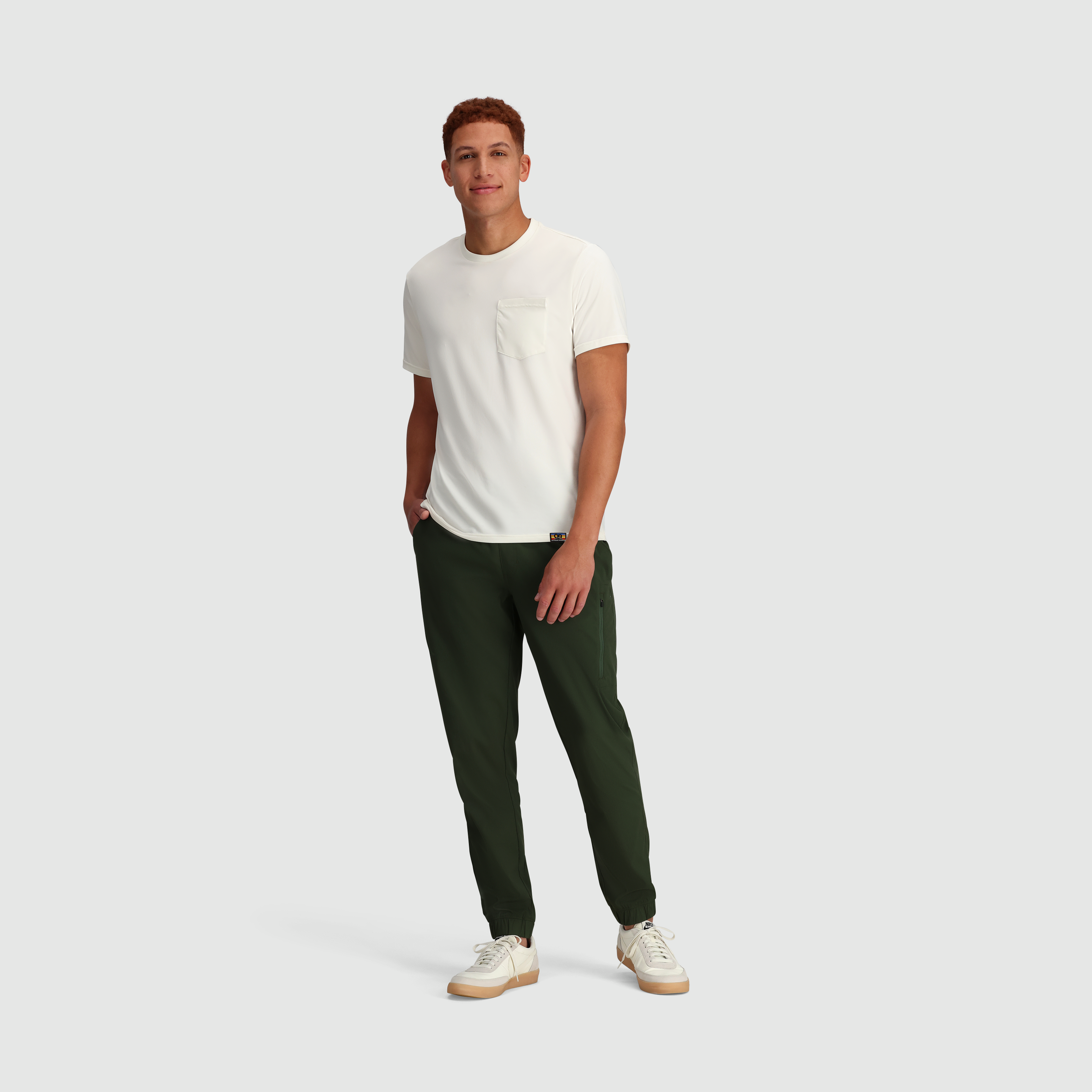 Men's Recycled Polyester Pocket T-Shirt for Hiking & Training