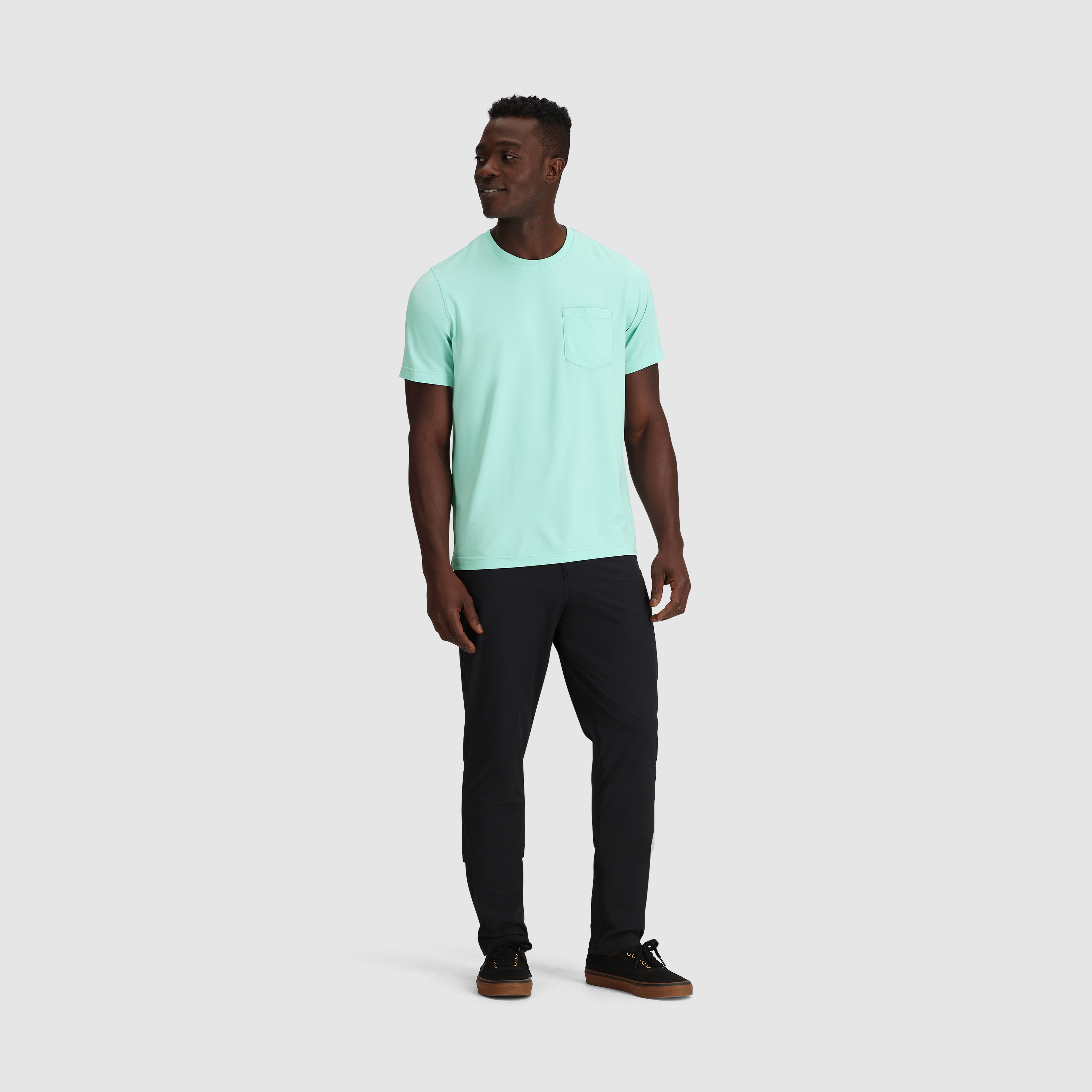 Men's Recycled Polyester Pocket T-Shirt for Hiking & Training