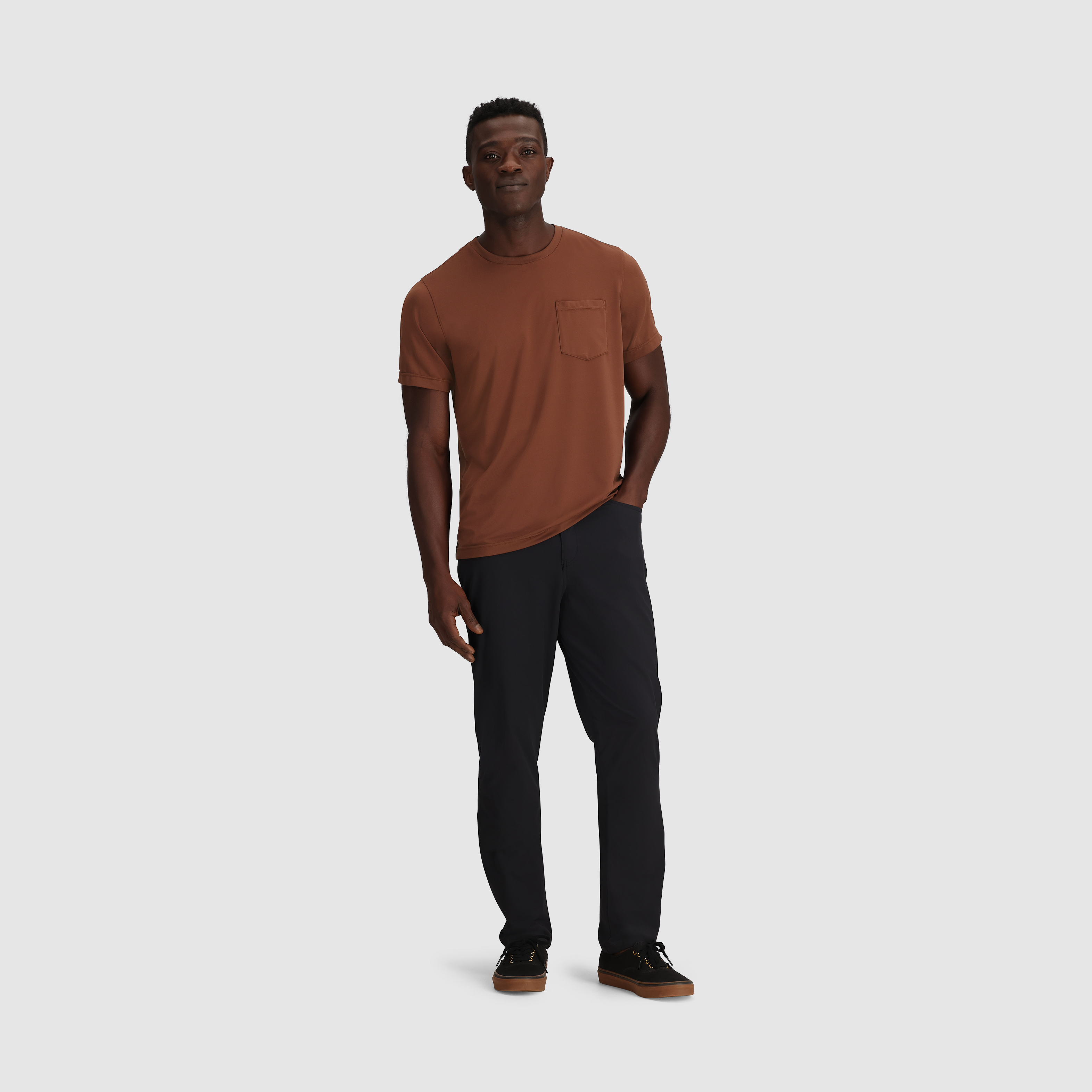 Men's Recycled Polyester Pocket T-Shirt for Hiking & Training