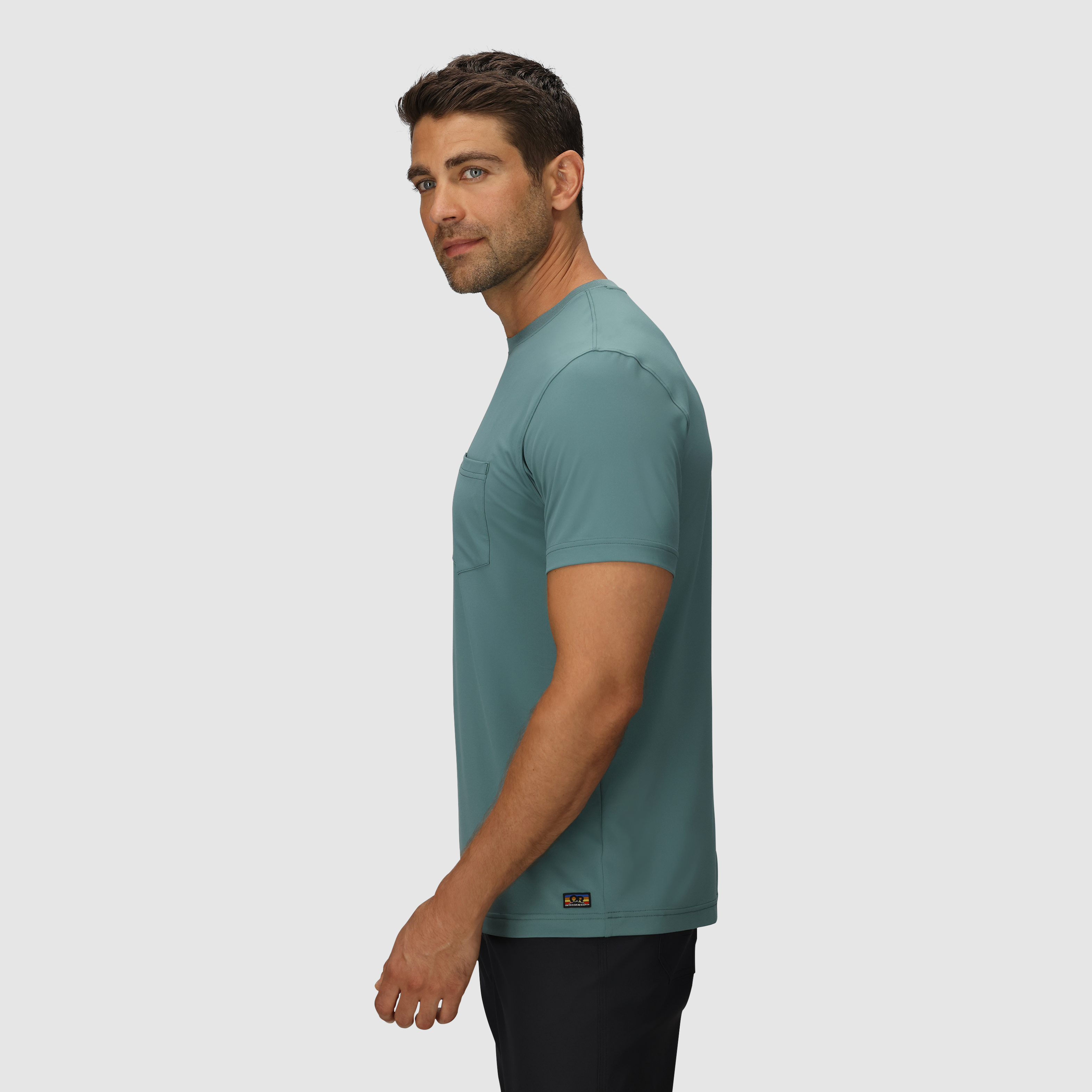 Men's Recycled Polyester Pocket T-Shirt for Hiking & Training