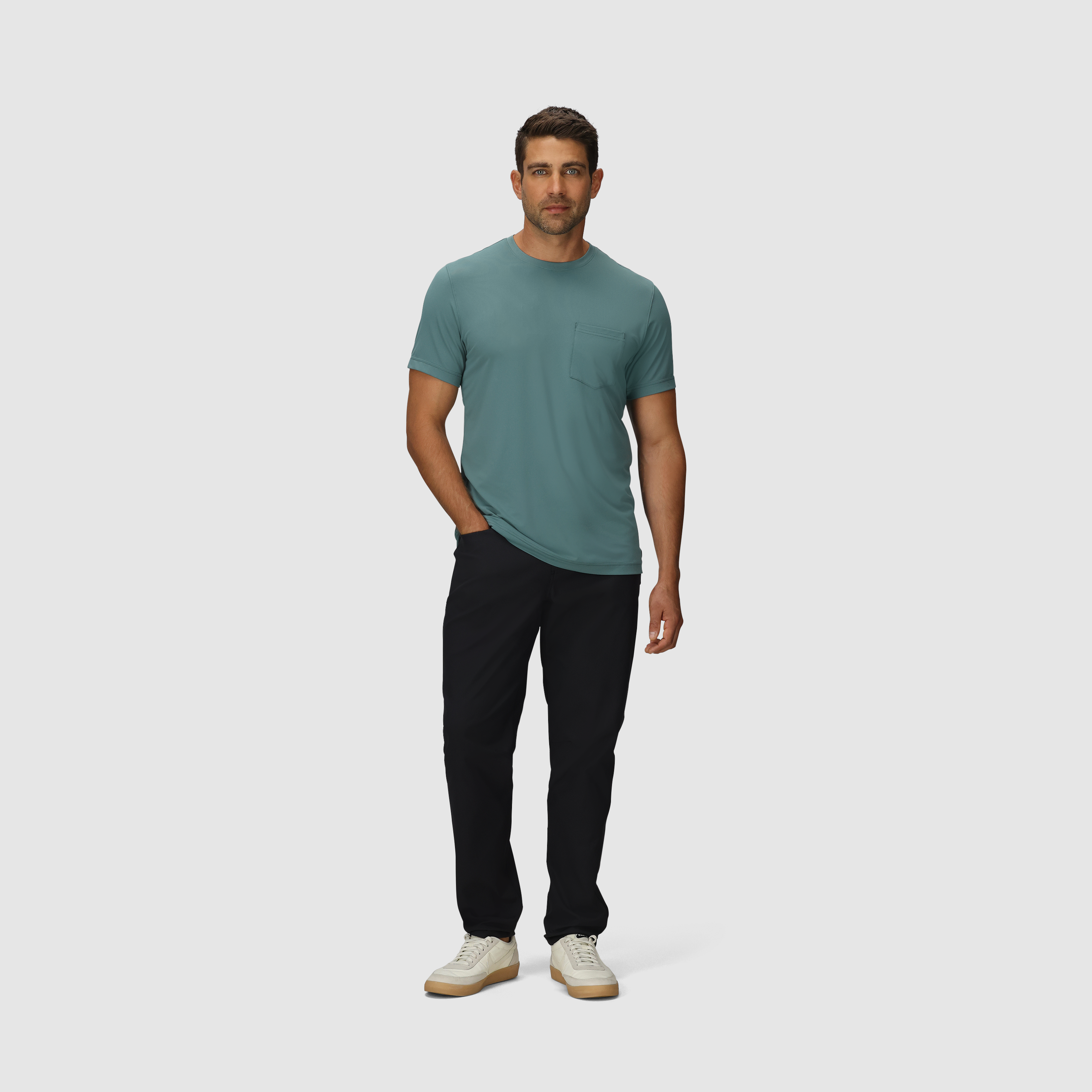 Men's Recycled Polyester Pocket T-Shirt for Hiking & Training