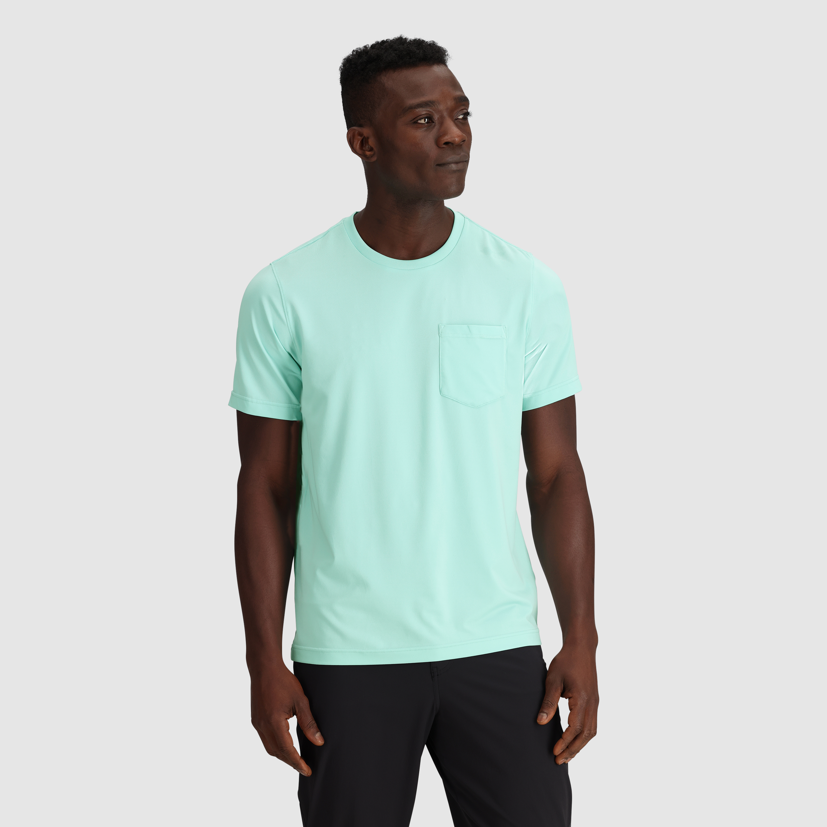Men's Recycled Polyester Pocket T-Shirt for Hiking & Training