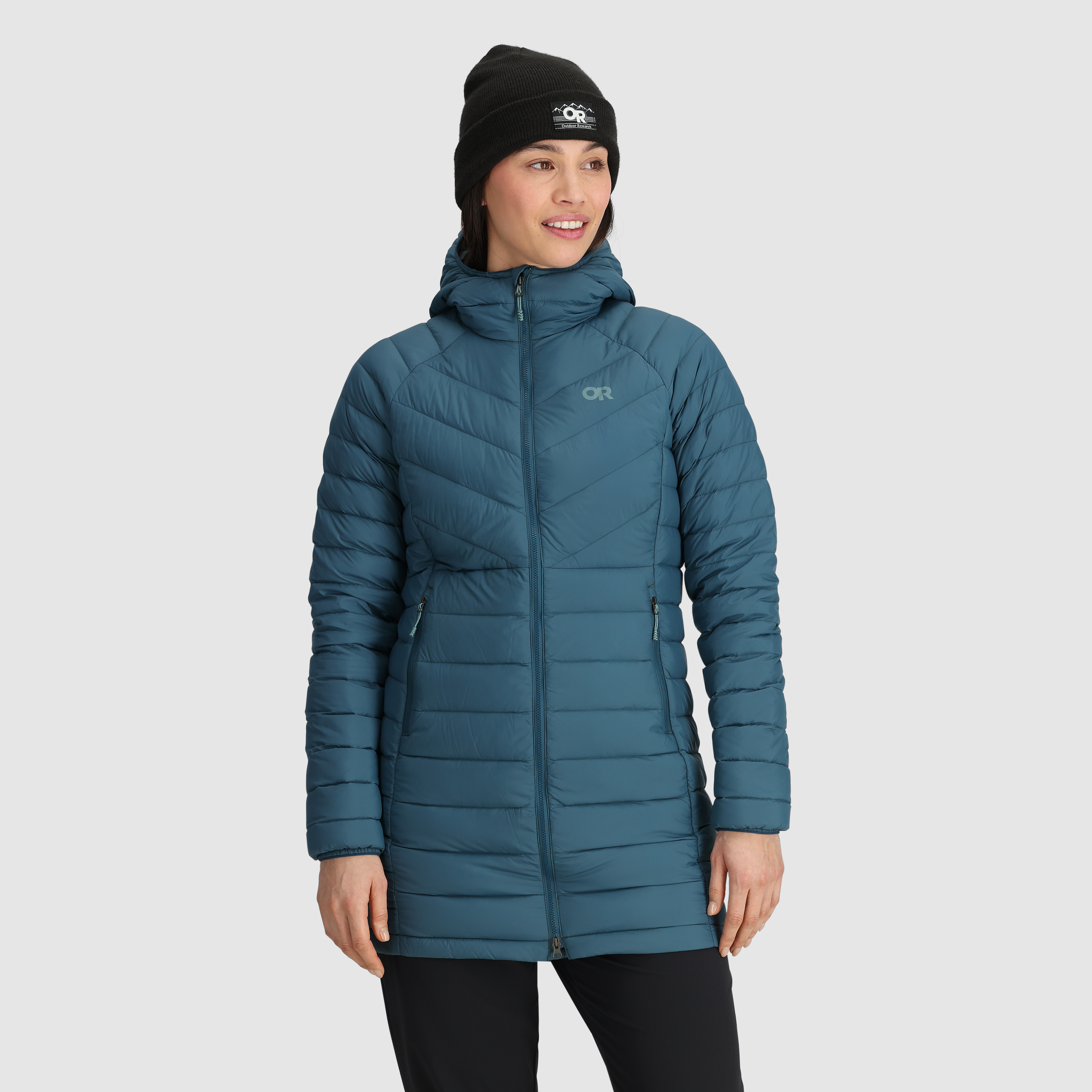 Women's 800+ Fill Power Down Parka - Recycled Nylon & Windproof