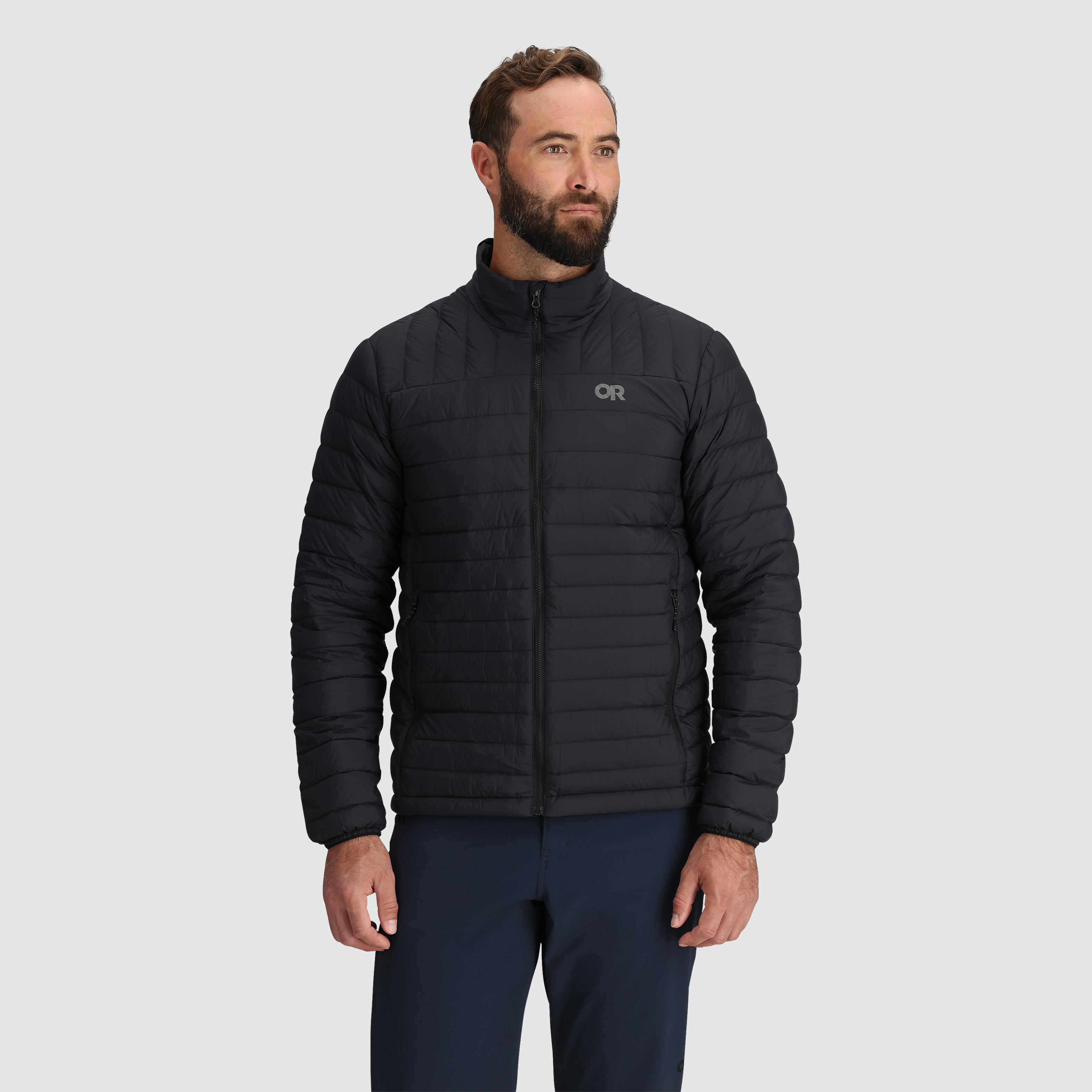 Men's 800 Fill Power Down Jacket - Recycled Nylon, Water & Wind Resistant