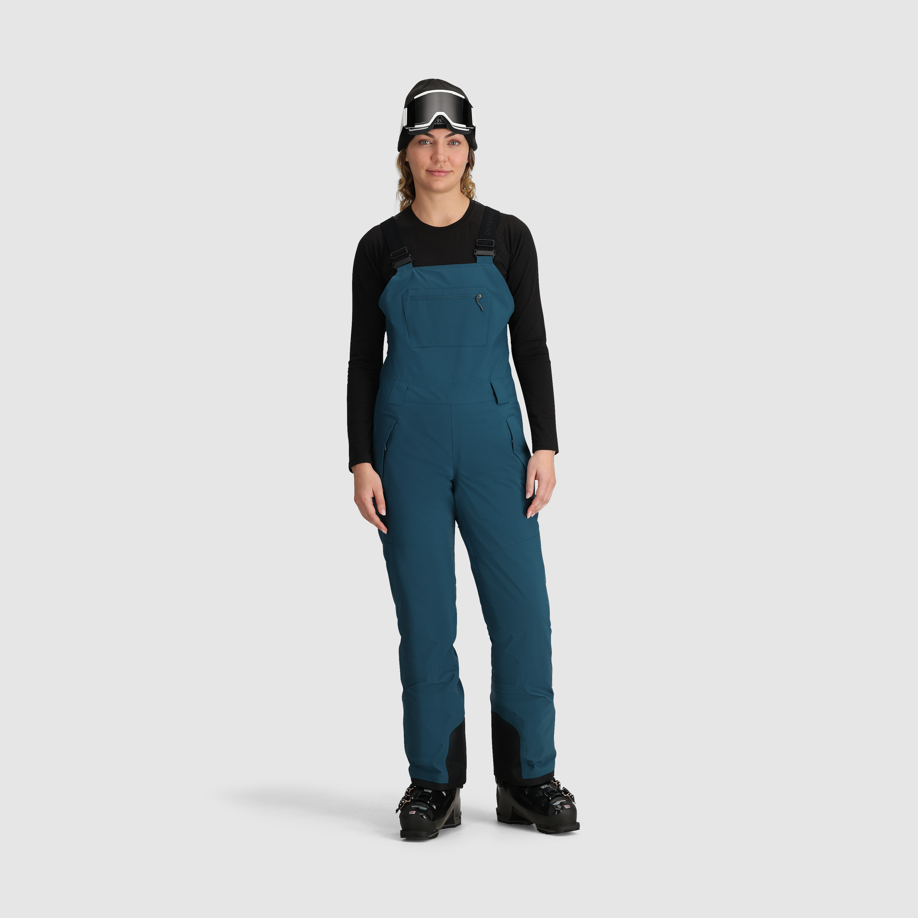 Women's Insulated Snow Bibs for Resort Riding - Recycled Materials