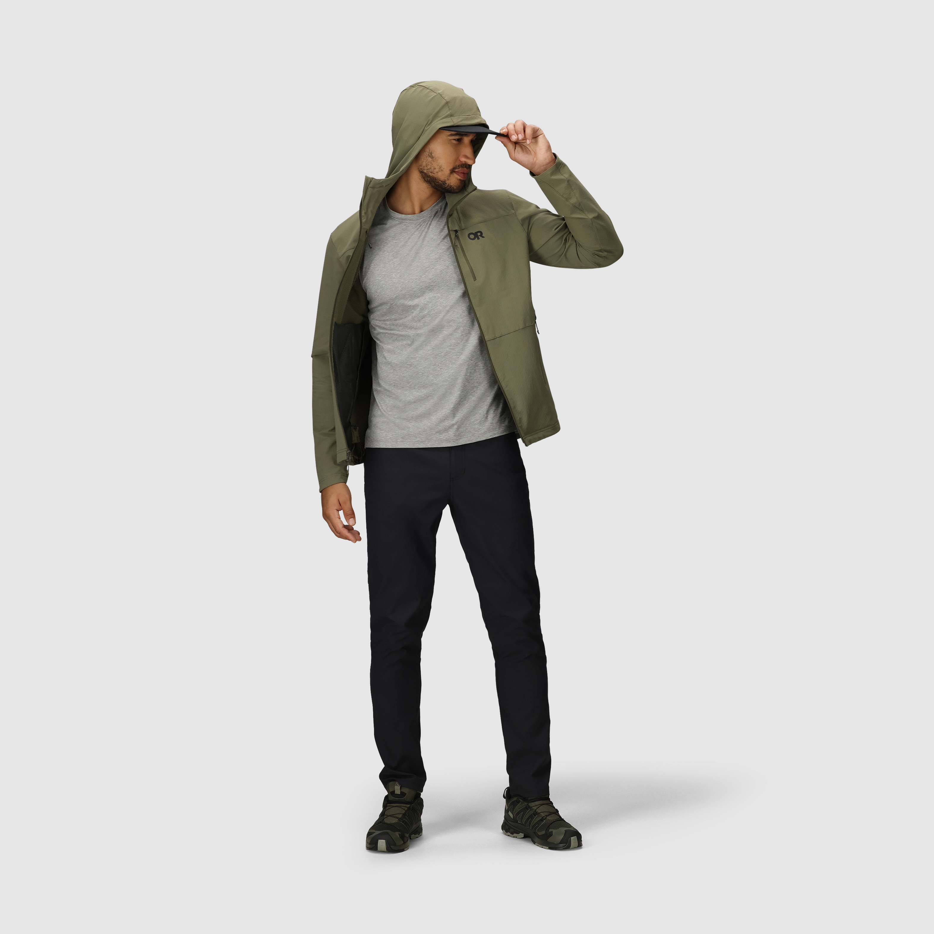 Men's Ultima Soft Shell Hoodie - Lightweight, Water-Resistant Hiking Jacket