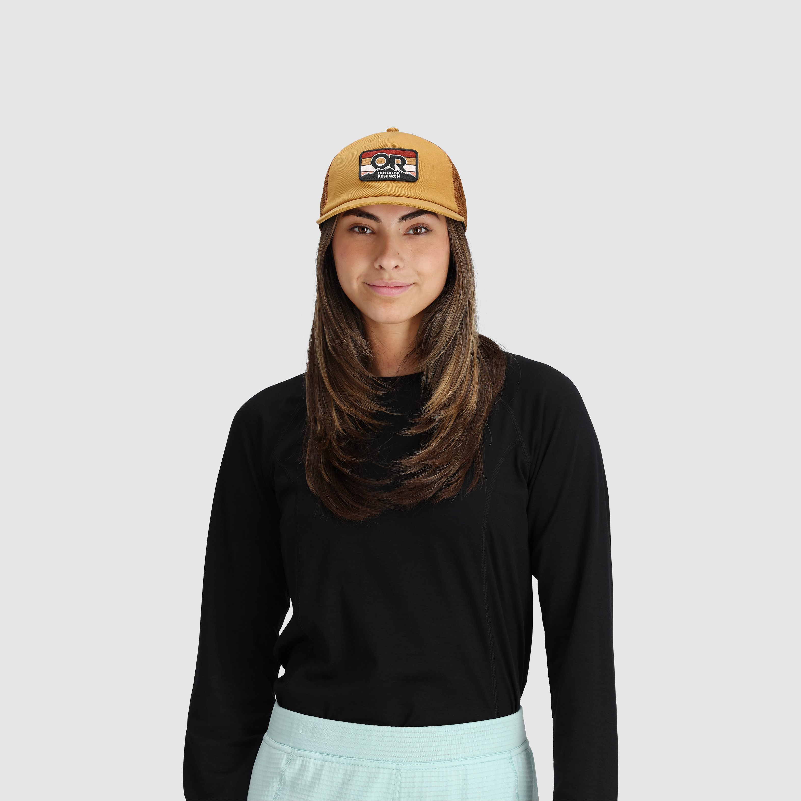 OR Advocate Stripe Patch Cap - Mesh Snapback for Outdoor Adventures