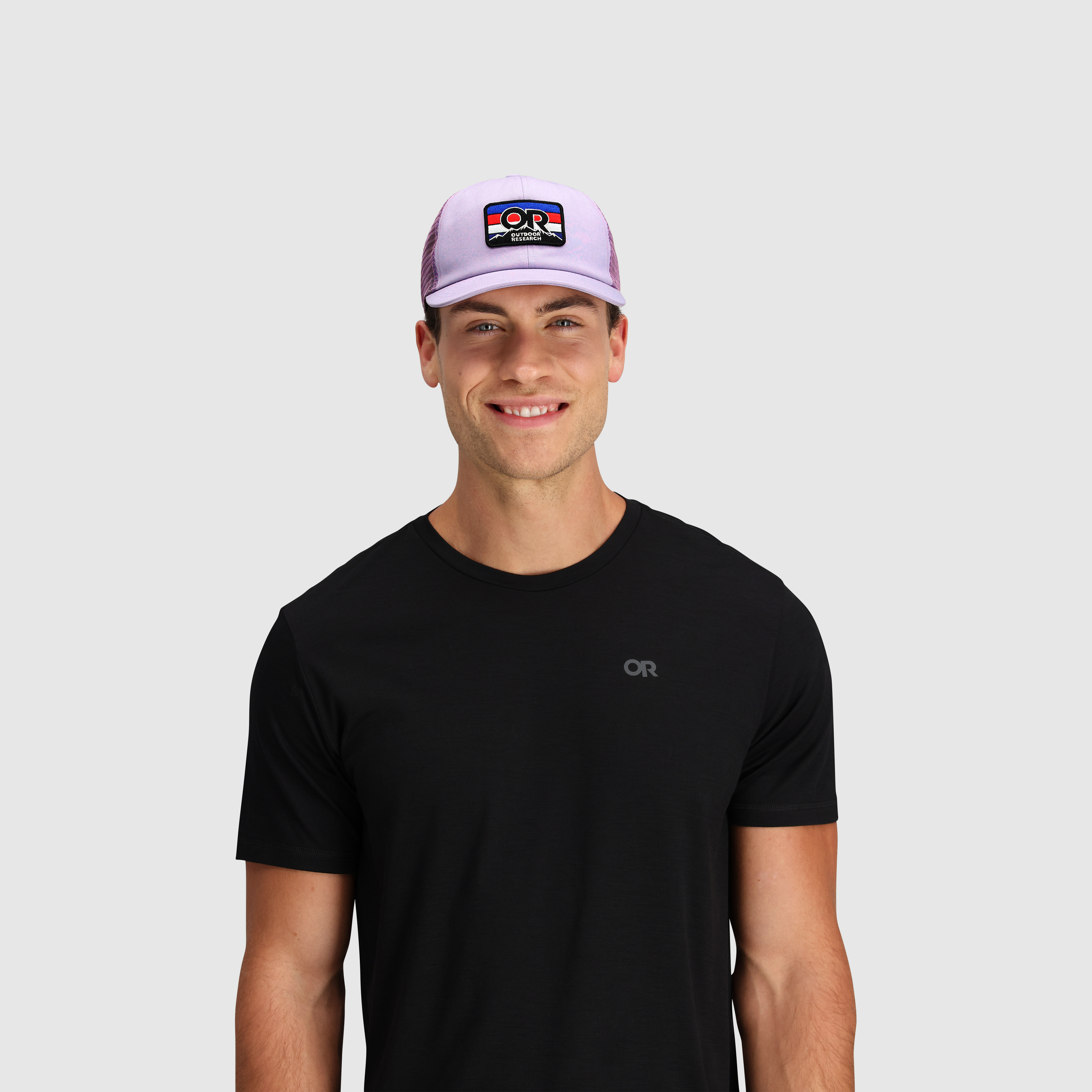 OR Advocate Stripe Patch Cap - Mesh Snapback for Outdoor Adventures