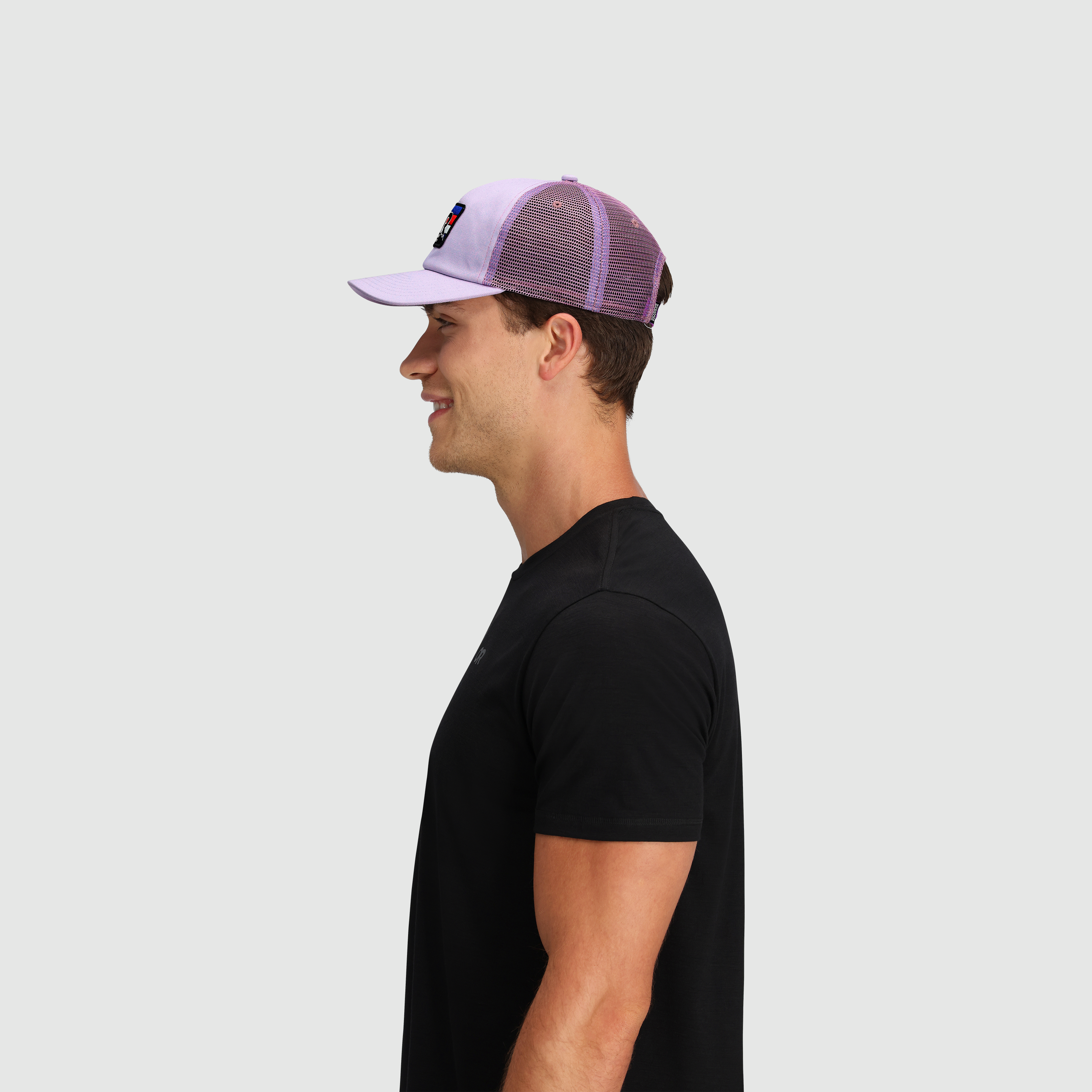 OR Advocate Stripe Patch Cap - Mesh Snapback for Outdoor Adventures