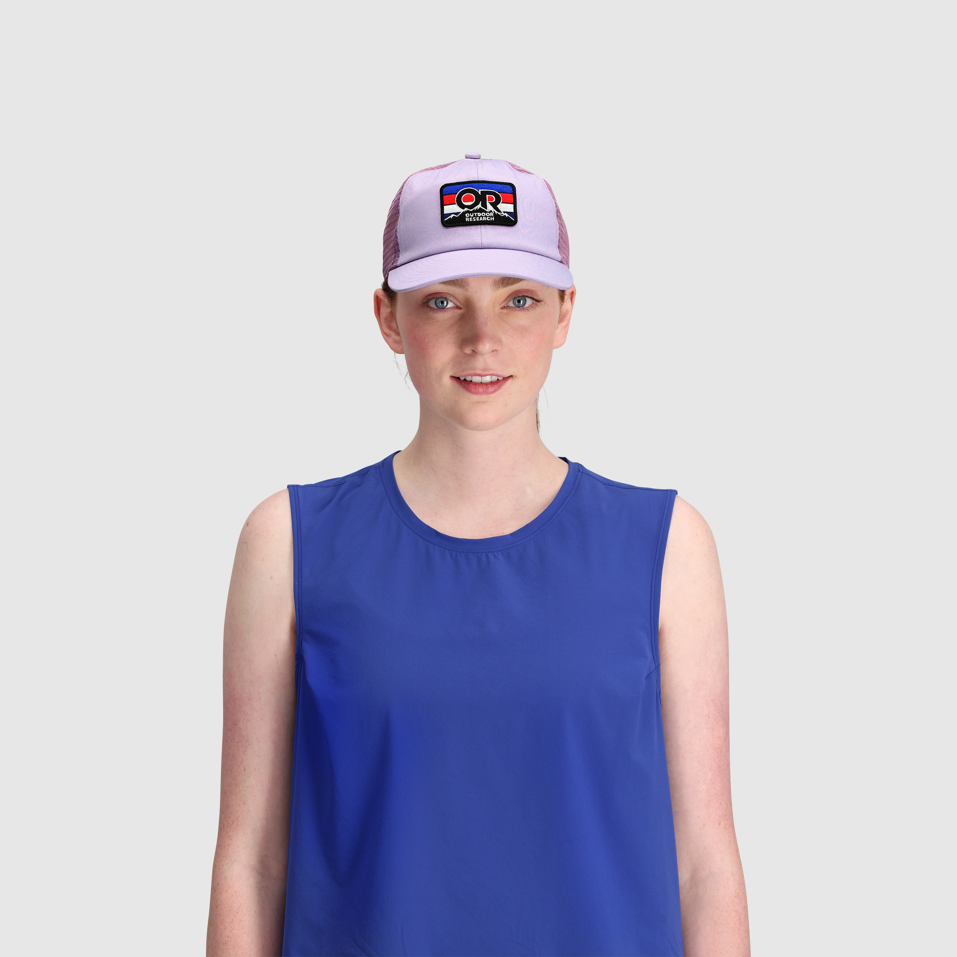 OR Advocate Stripe Patch Cap - Mesh Snapback for Outdoor Adventures