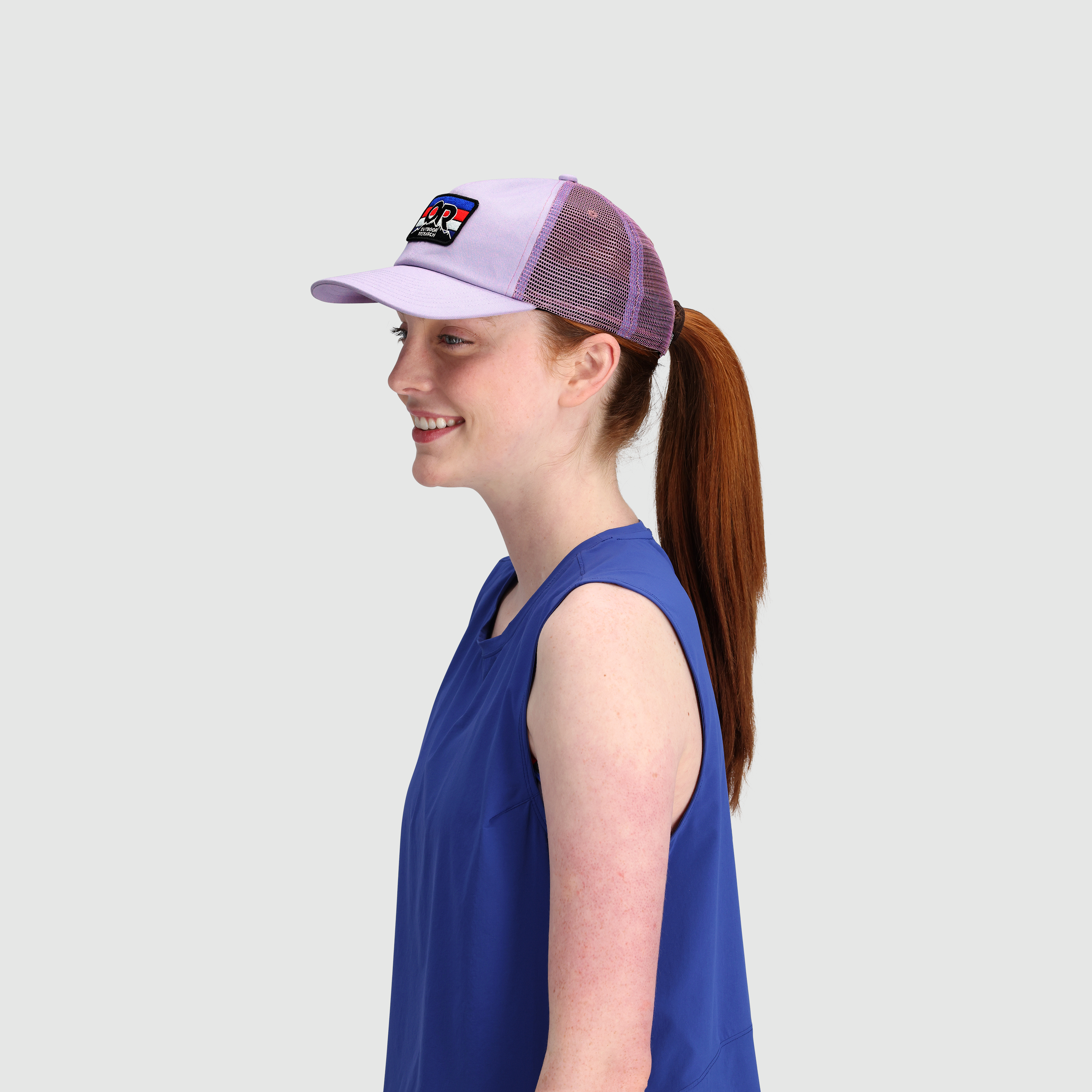 OR Advocate Stripe Patch Cap - Mesh Snapback for Outdoor Adventures