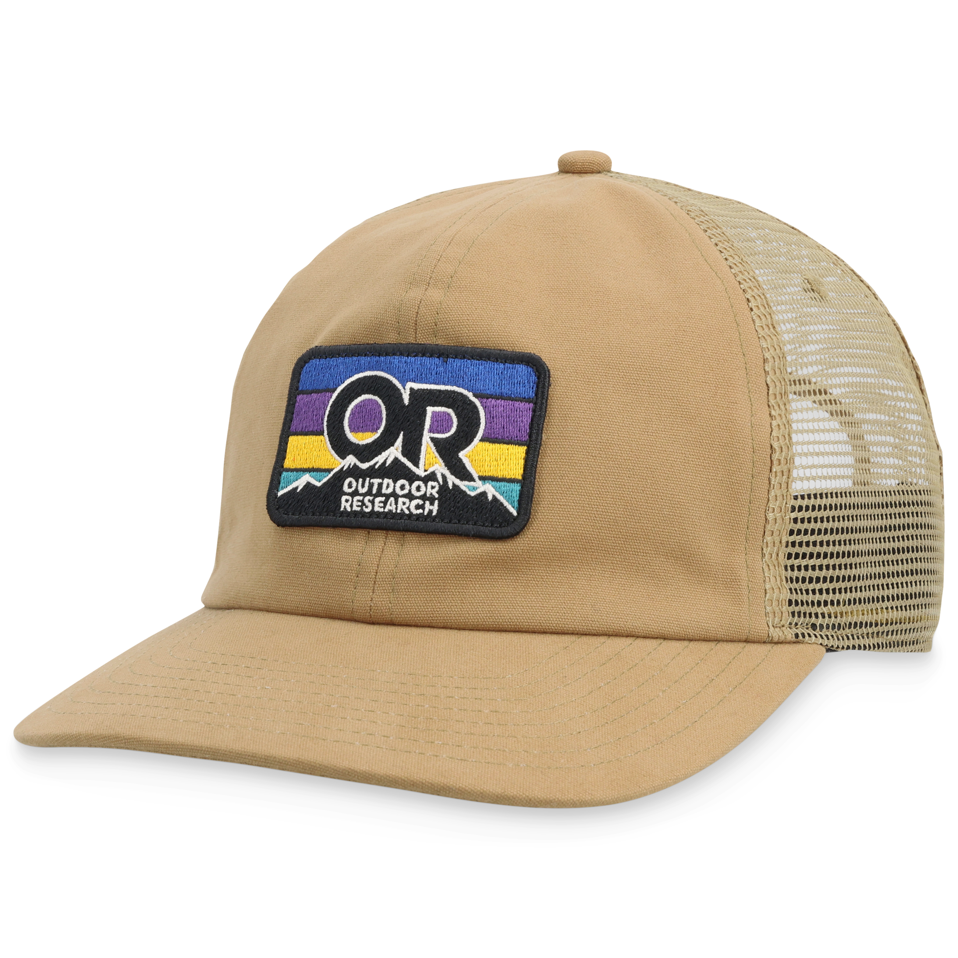 OR Advocate Stripe Patch Cap - Mesh Snapback for Outdoor Adventures