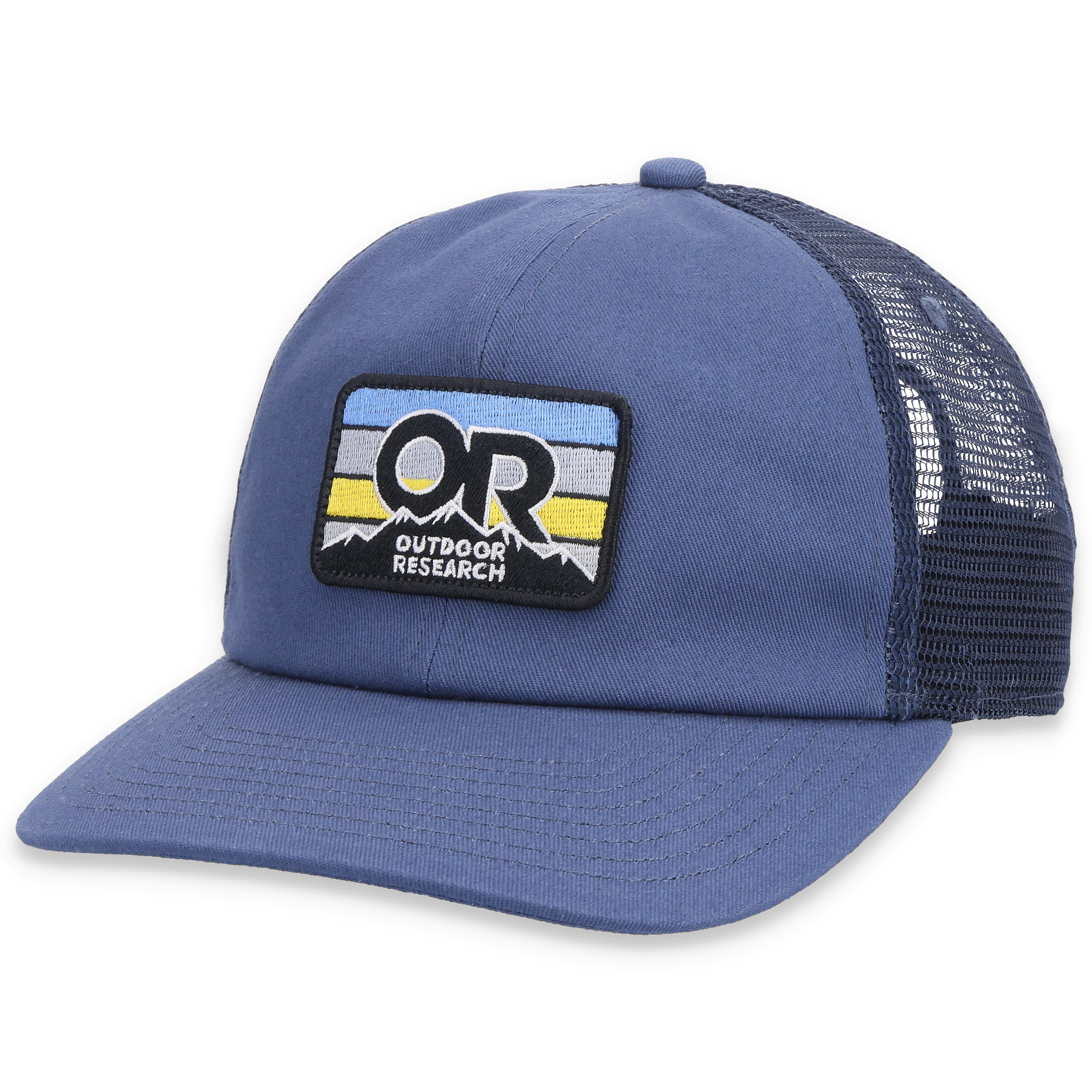 OR Advocate Stripe Patch Cap - Mesh Snapback for Outdoor Adventures