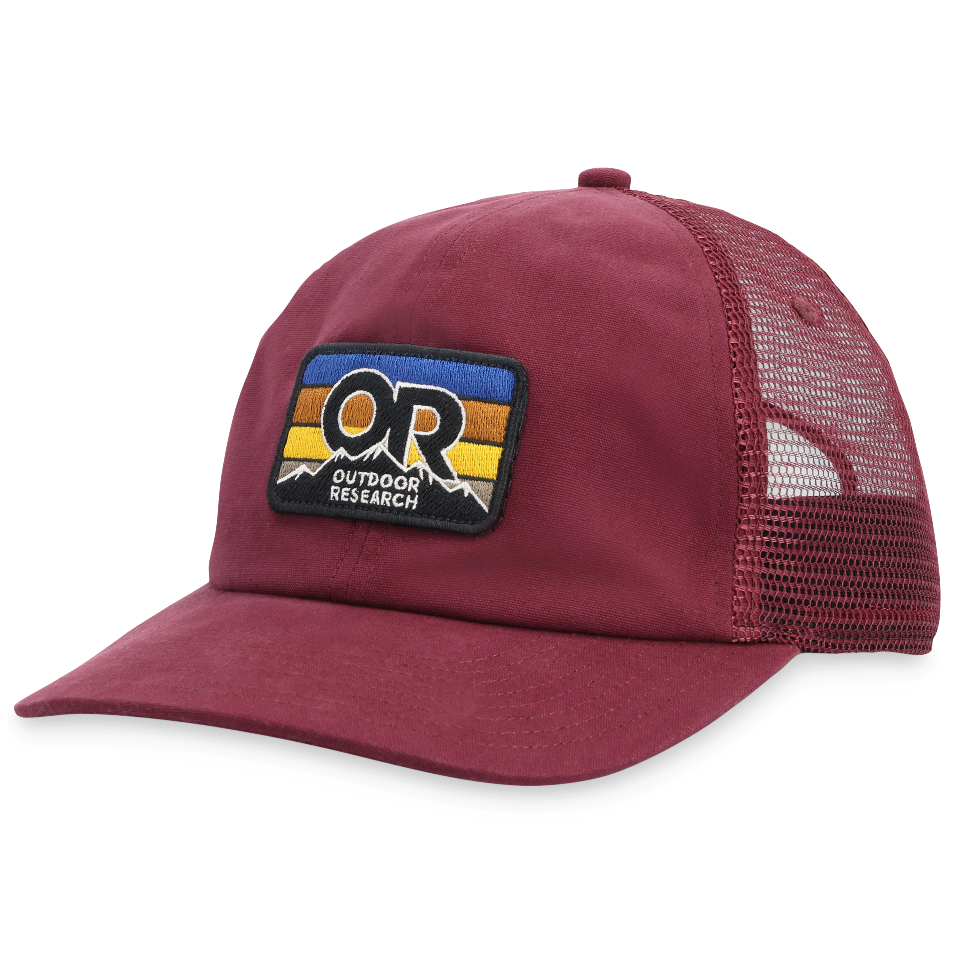 OR Advocate Stripe Patch Cap - Mesh Snapback for Outdoor Adventures