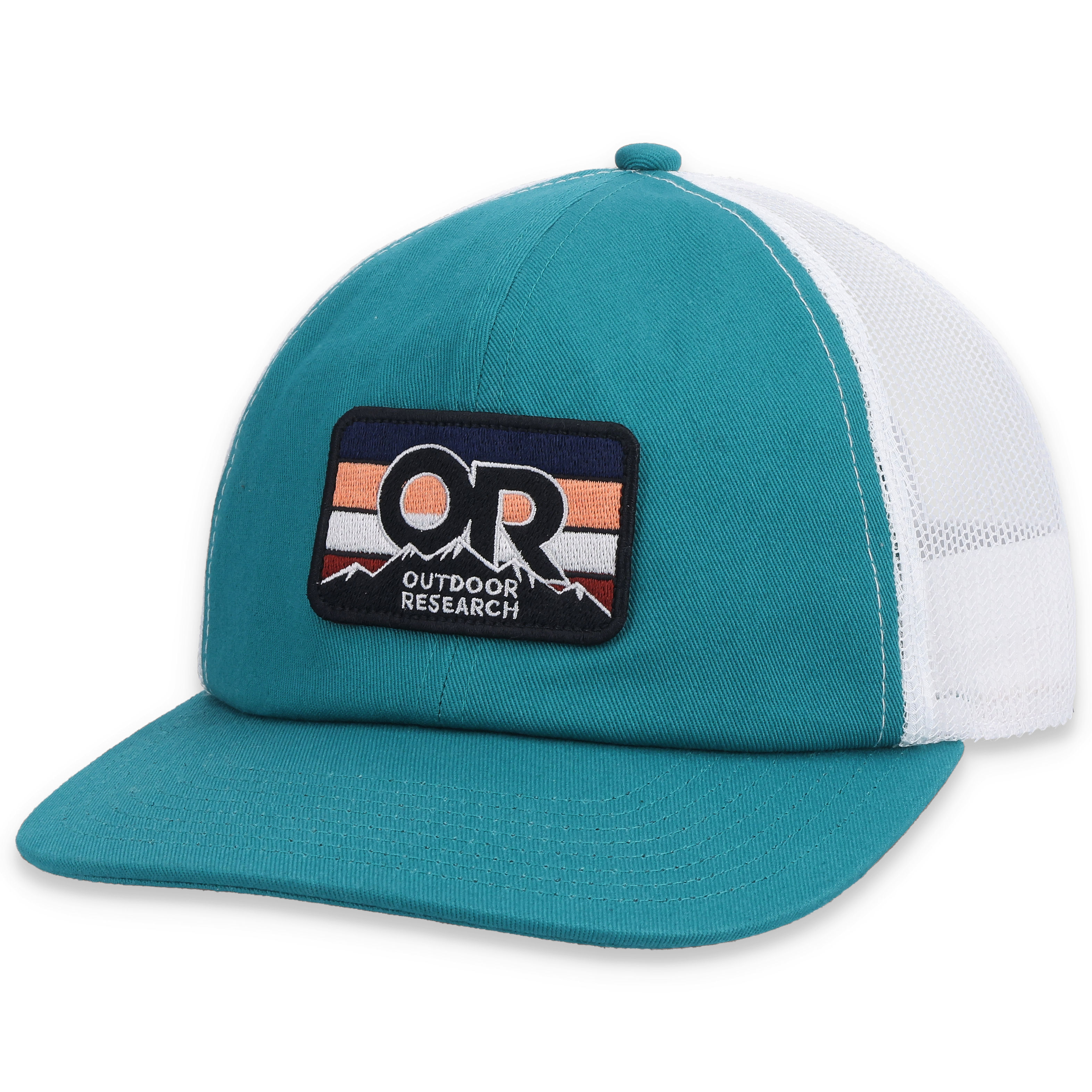 OR Advocate Stripe Patch Cap - Mesh Snapback for Outdoor Adventures