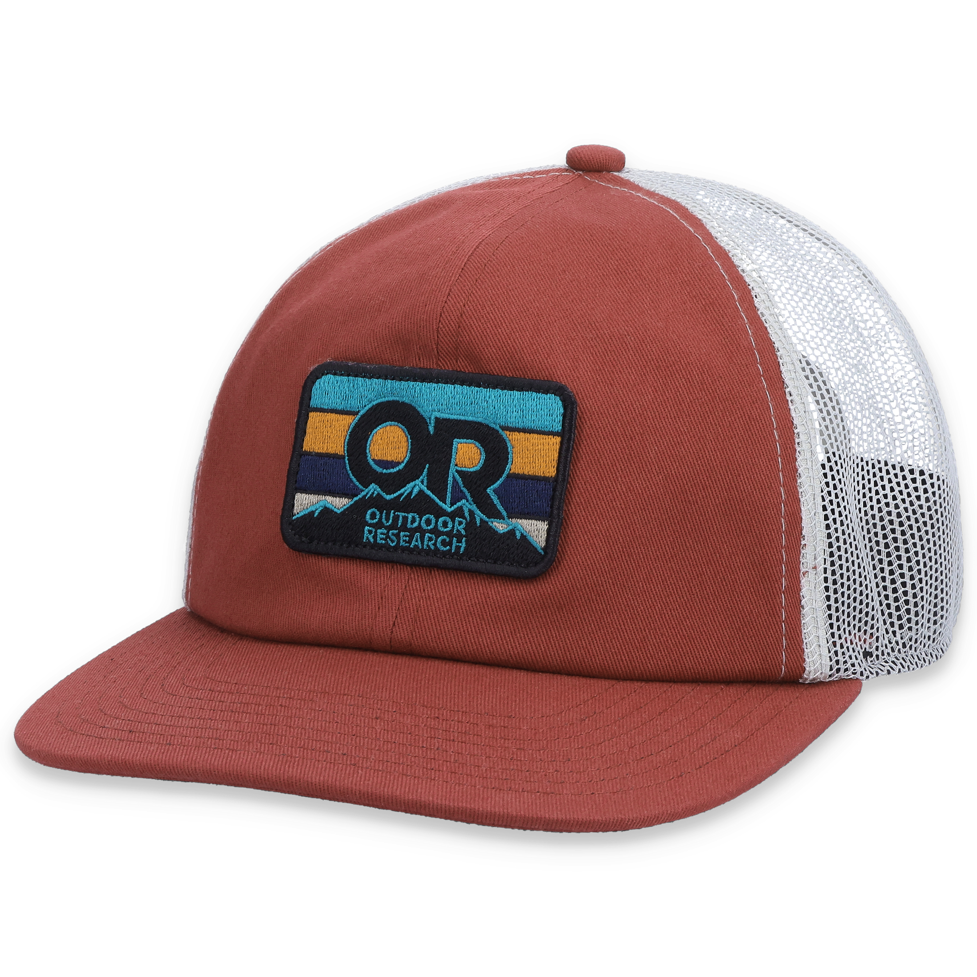 OR Advocate Stripe Patch Cap - Mesh Snapback for Outdoor Adventures