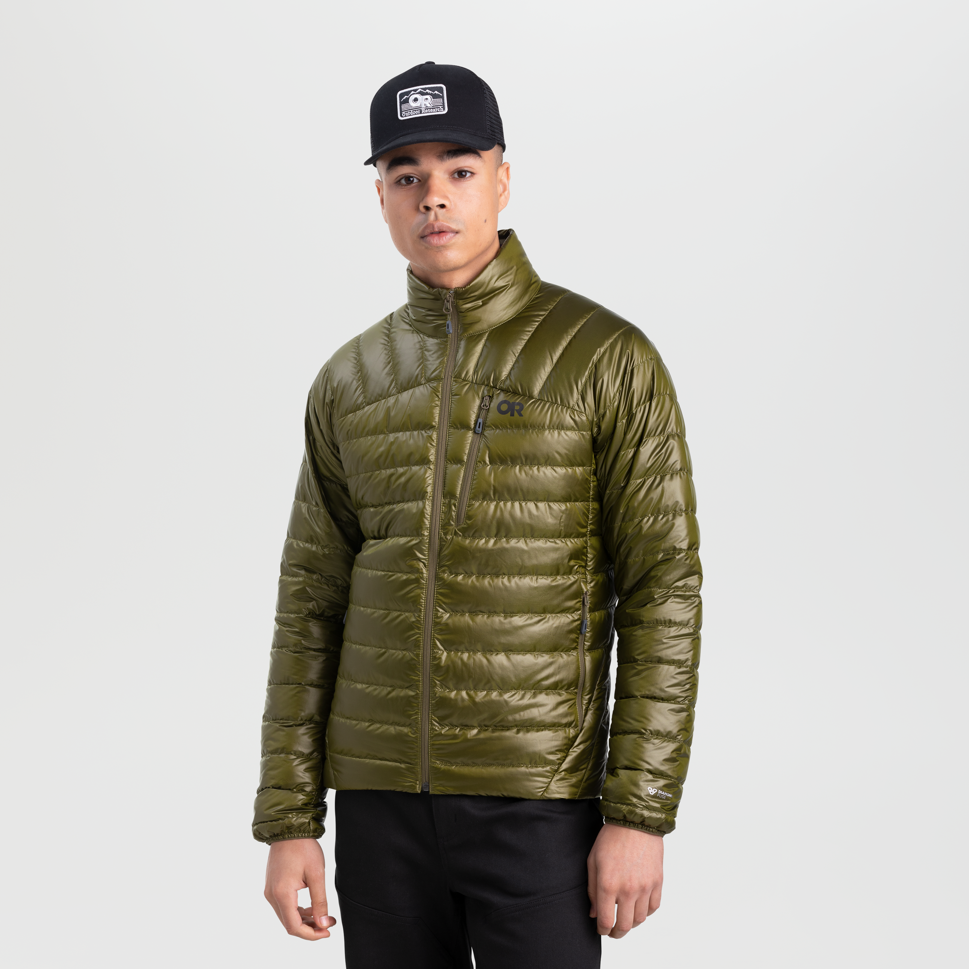 Men's Helium Down Jacket - Waterproof & Recycled for Alpine