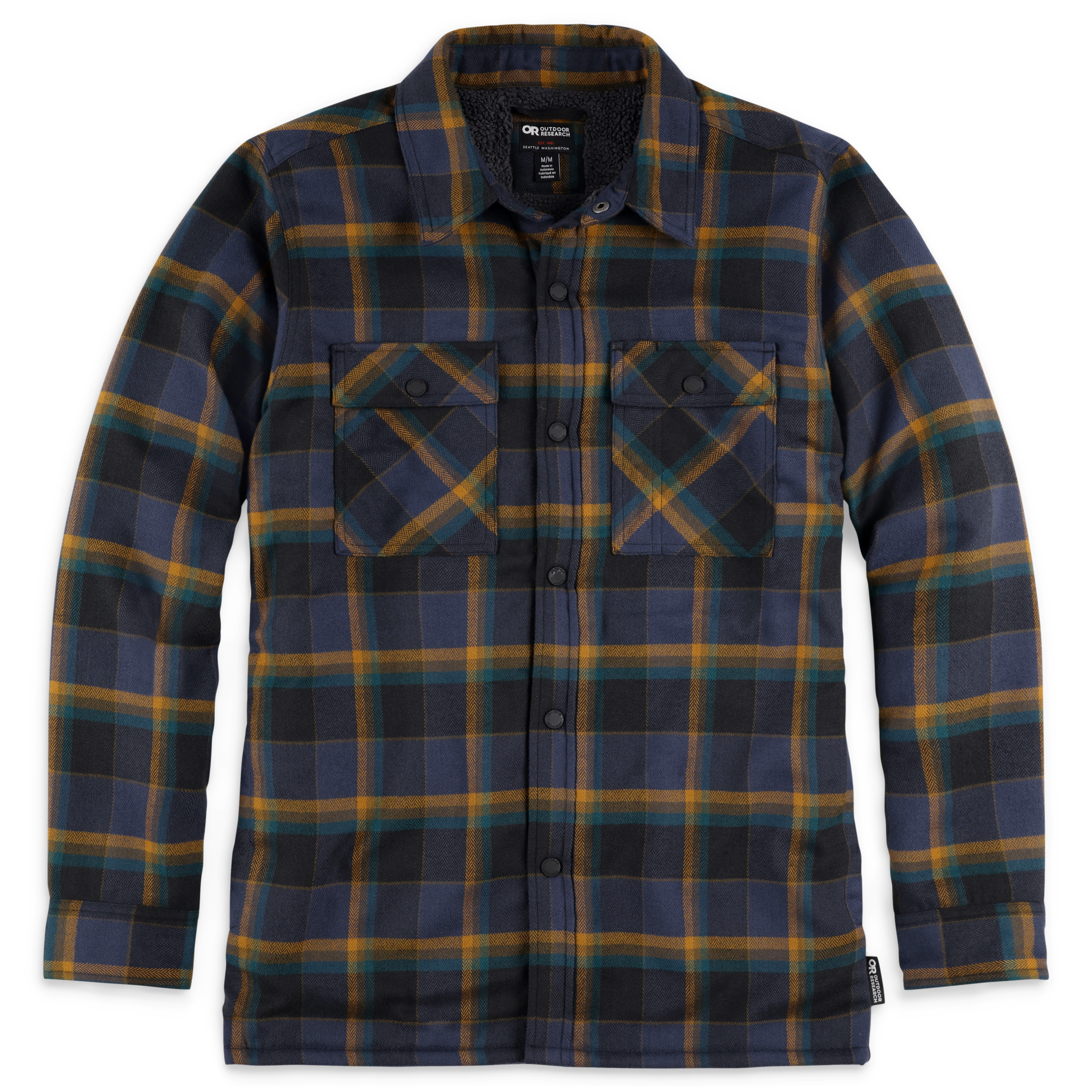 Men's Feedback Sherpa-Lined Flannel Shirt Jacket