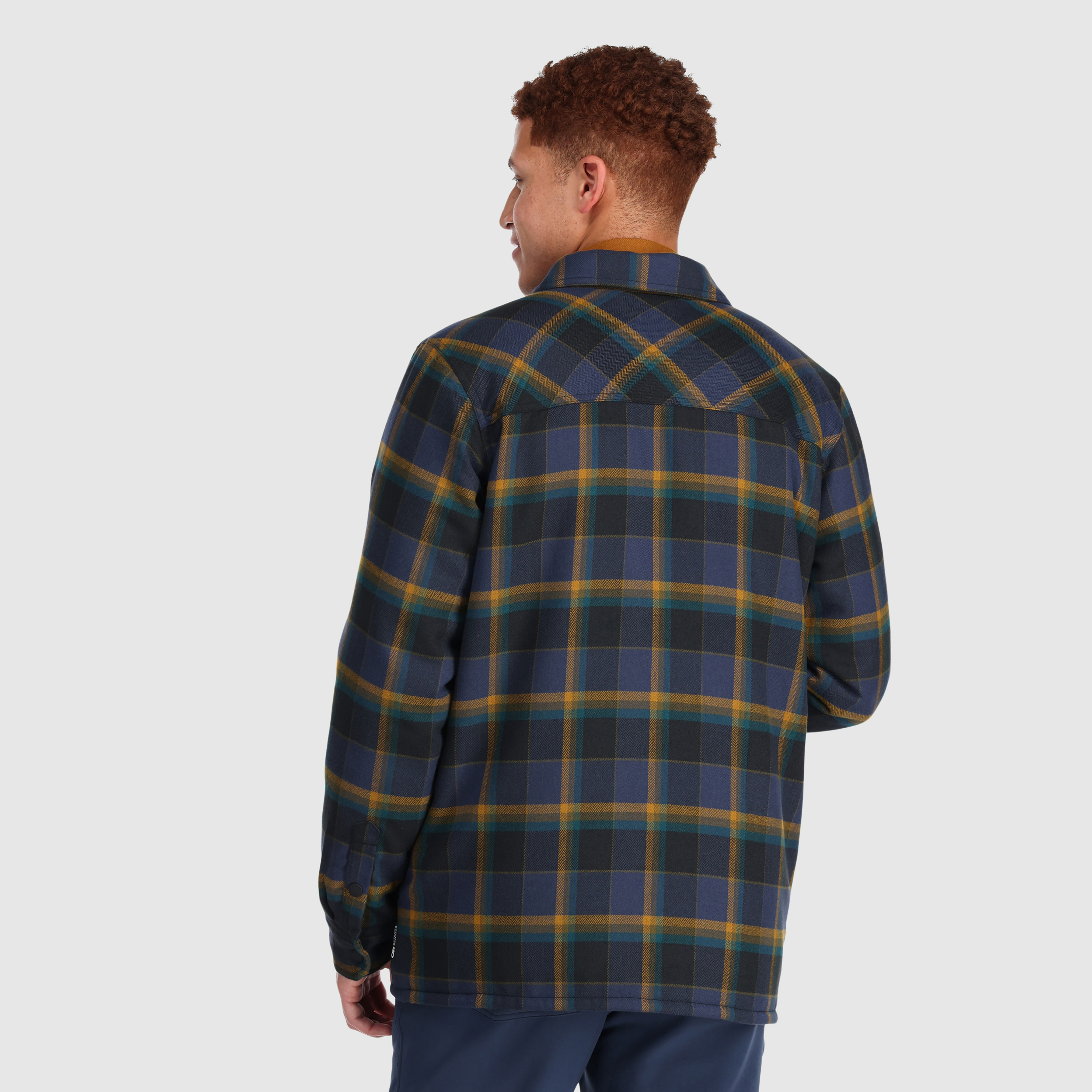 Men's Feedback Sherpa-Lined Flannel Shirt Jacket