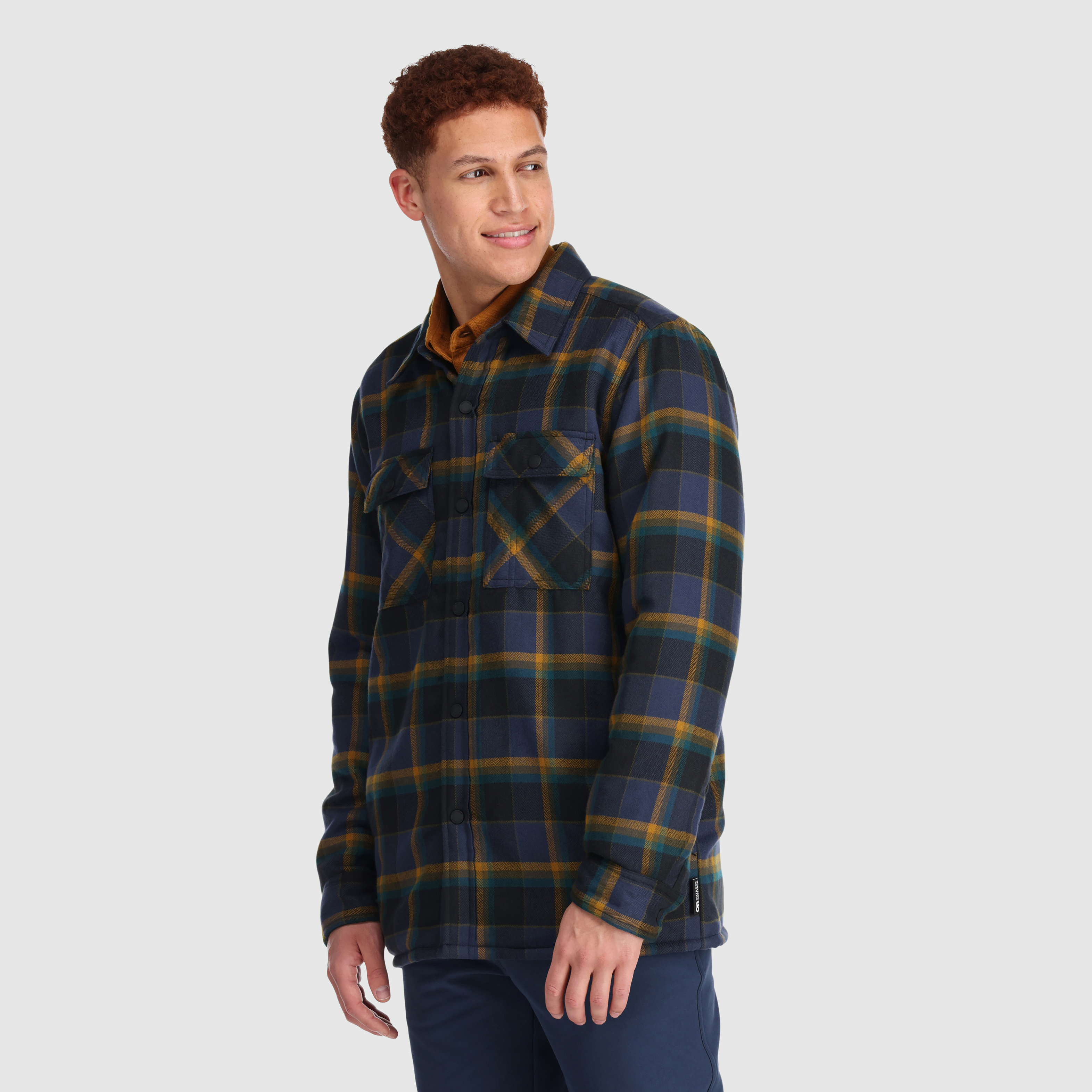 Men's Feedback Sherpa-Lined Flannel Shirt Jacket