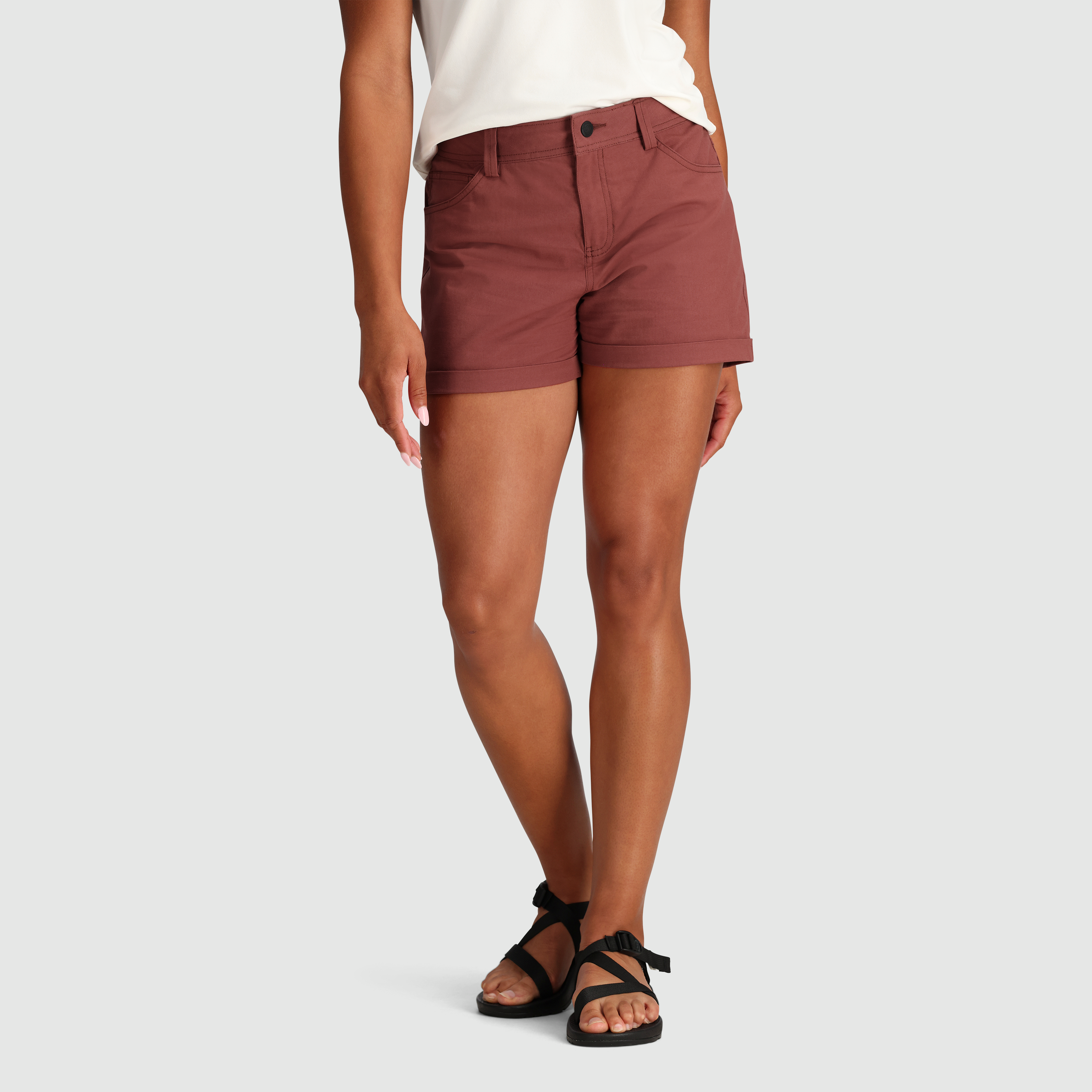 Women's UPF 50+ Canvas Shorts with Pockets - 3" Inseam