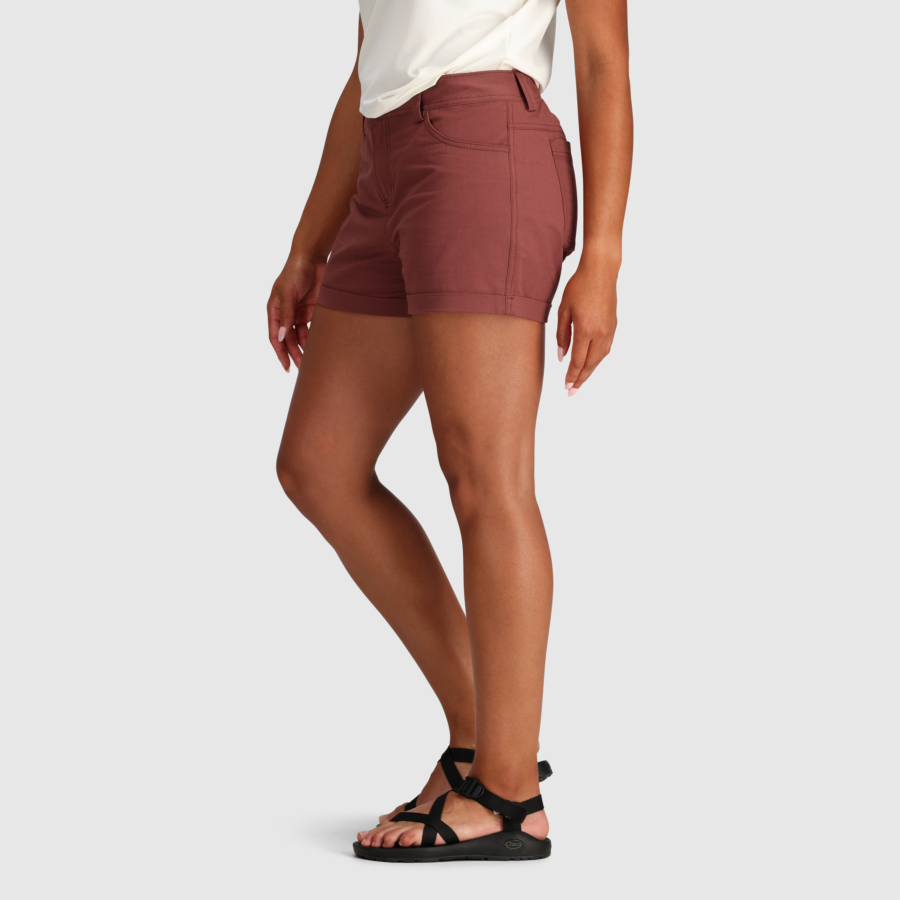 Women's UPF 50+ Canvas Shorts with Pockets - 3" Inseam