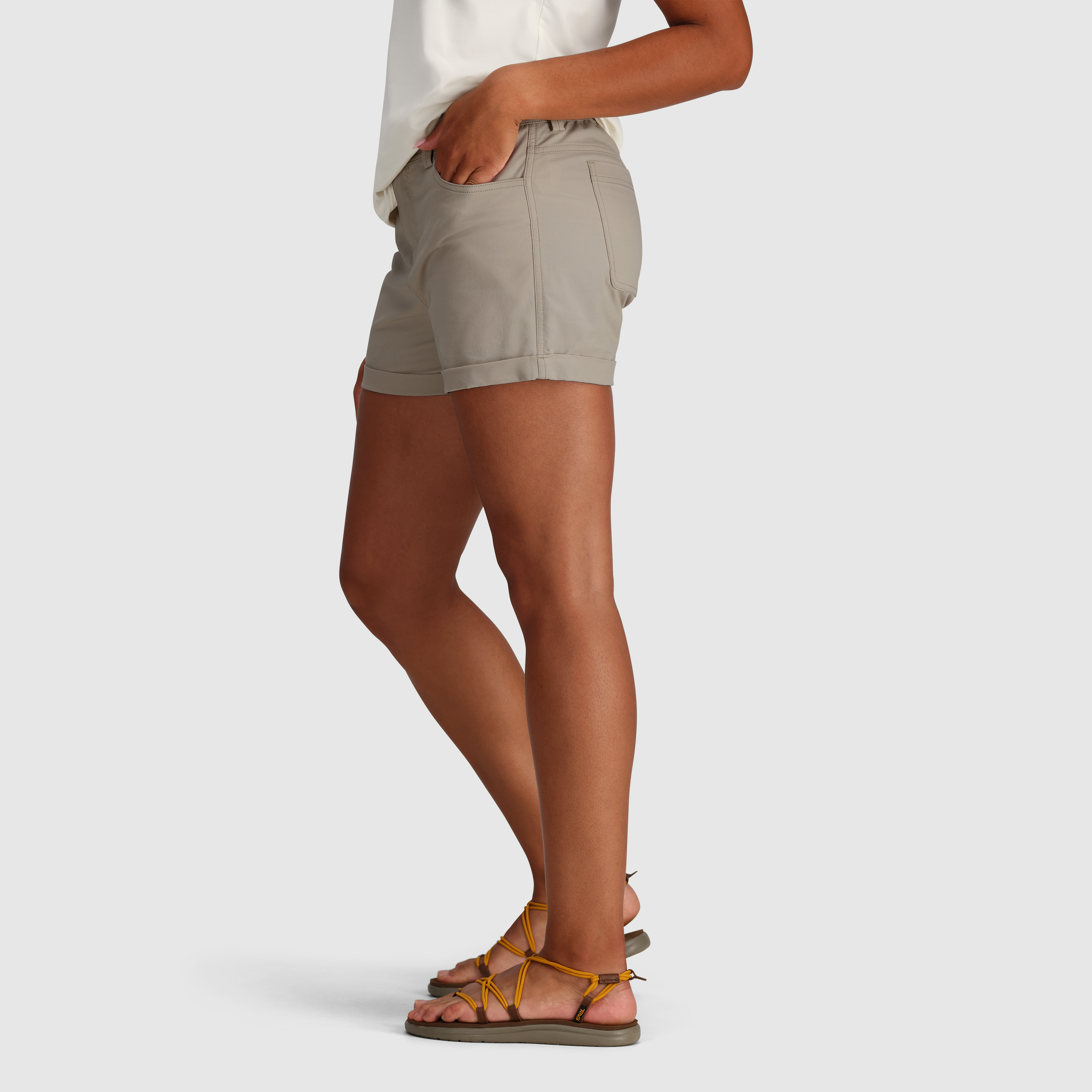 Women's UPF 50+ Canvas Shorts with Pockets - 3" Inseam