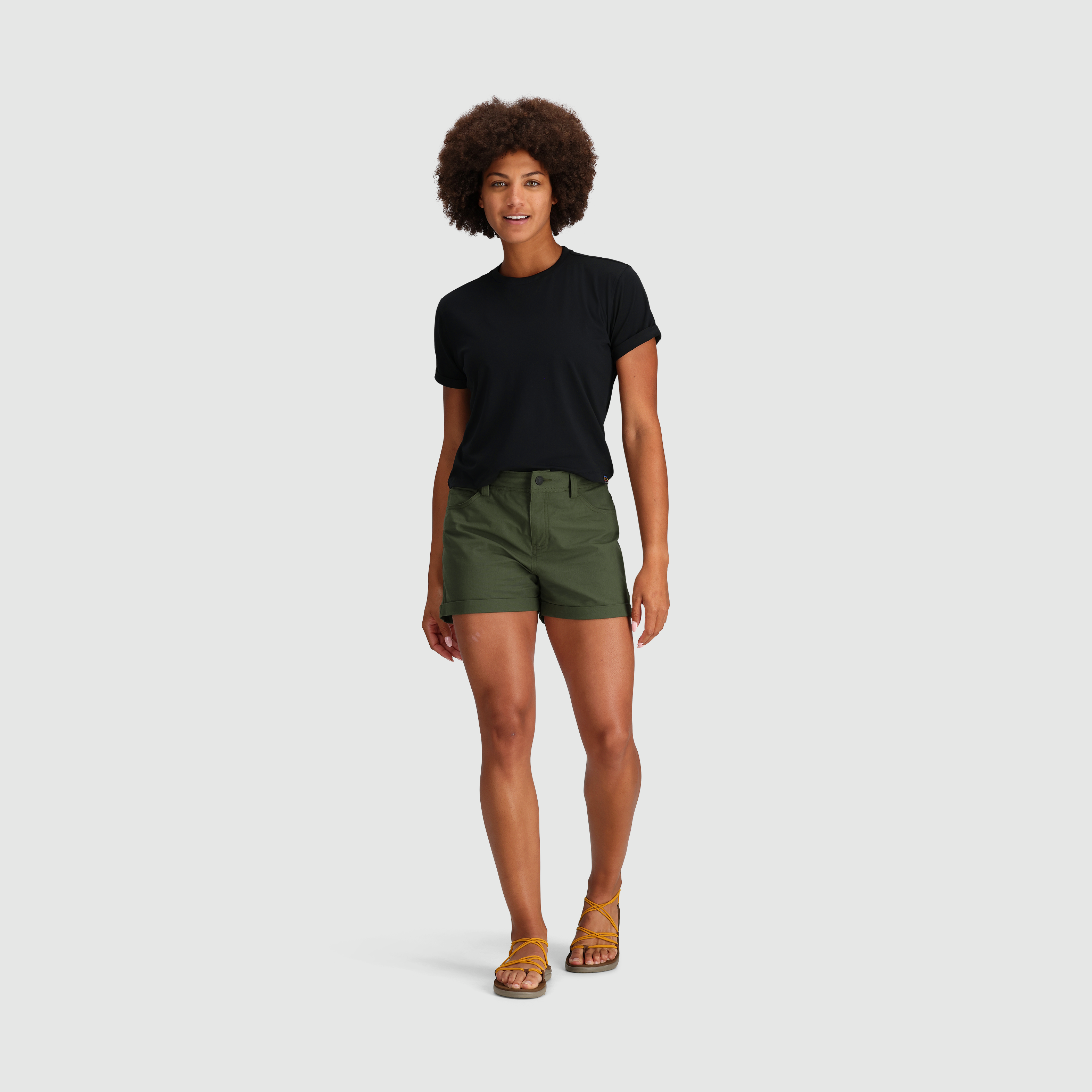 Women's UPF 50+ Canvas Shorts with Pockets - 3" Inseam