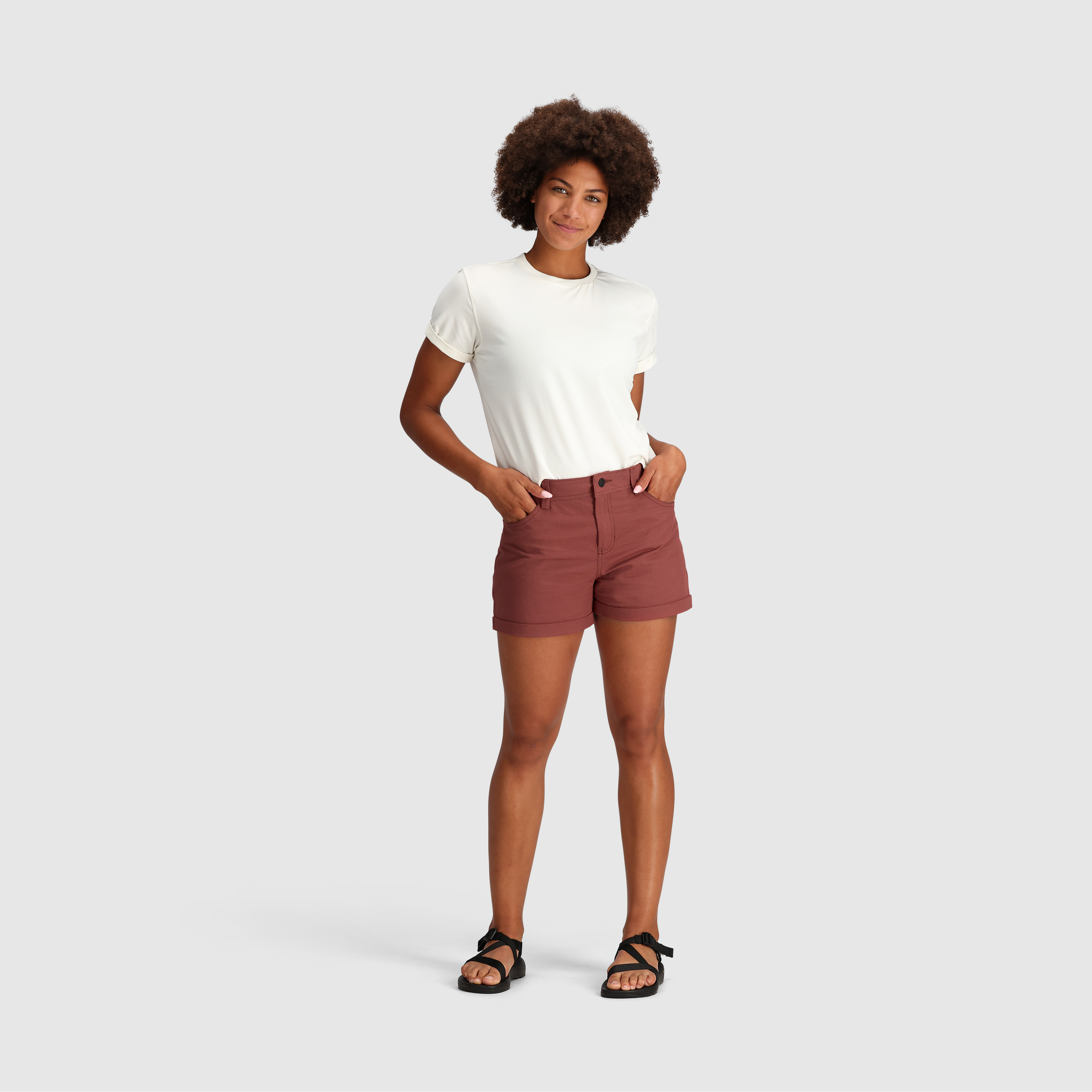 Women's UPF 50+ Canvas Shorts with Pockets - 3" Inseam
