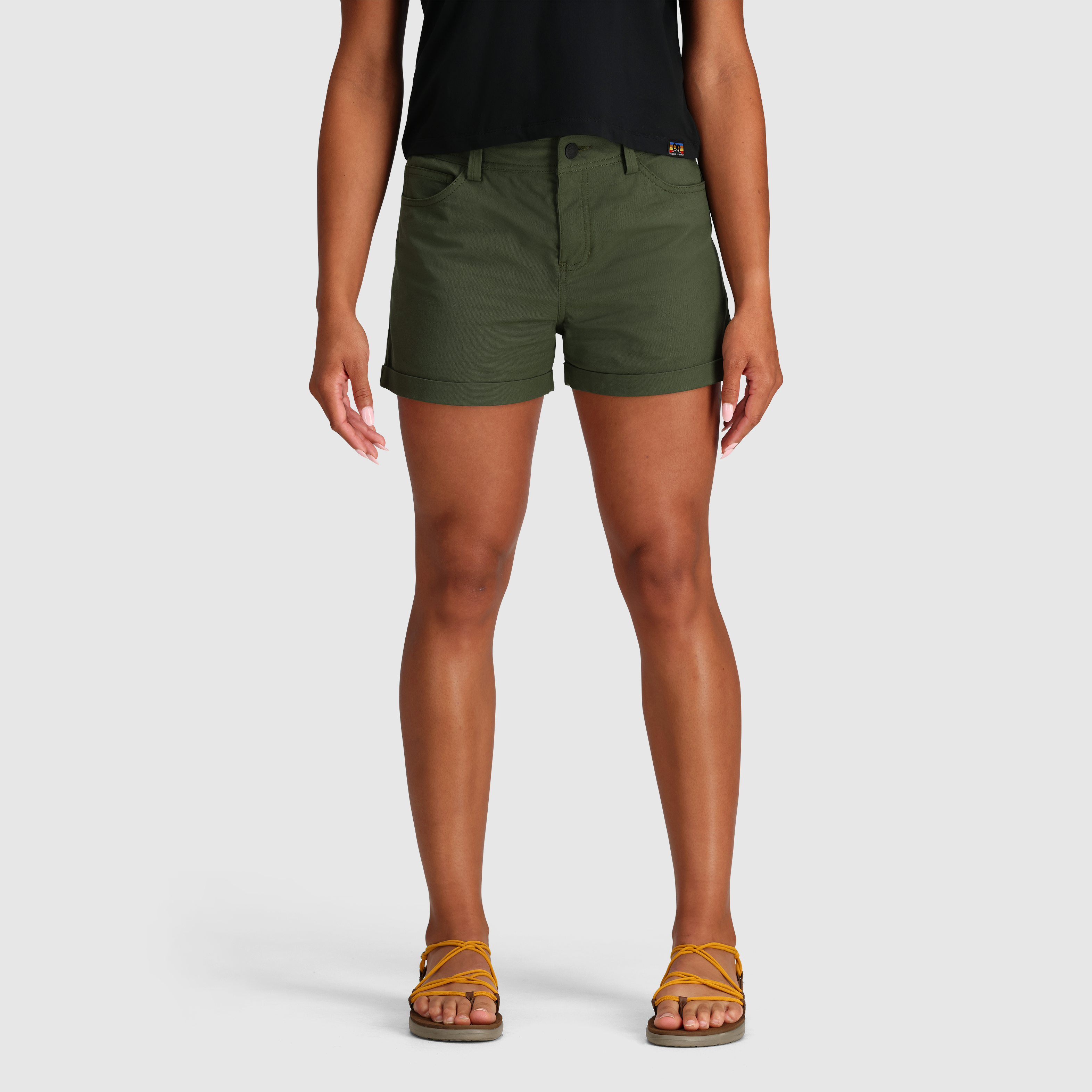 Women's UPF 50+ Canvas Shorts with Pockets - 3" Inseam