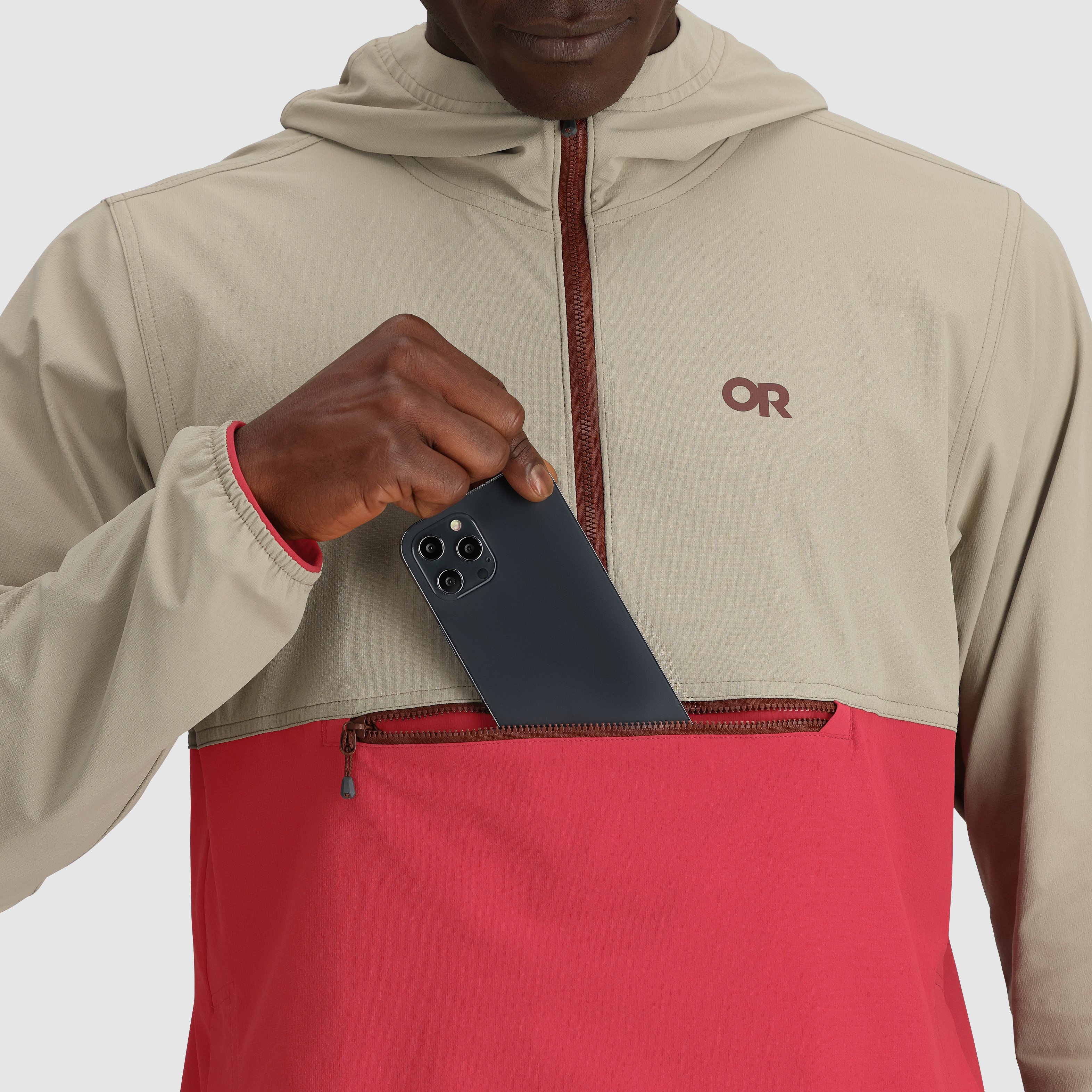 Men's Ferrosi Anorak Jacket - Water-Resistant & Breathable for Hiking