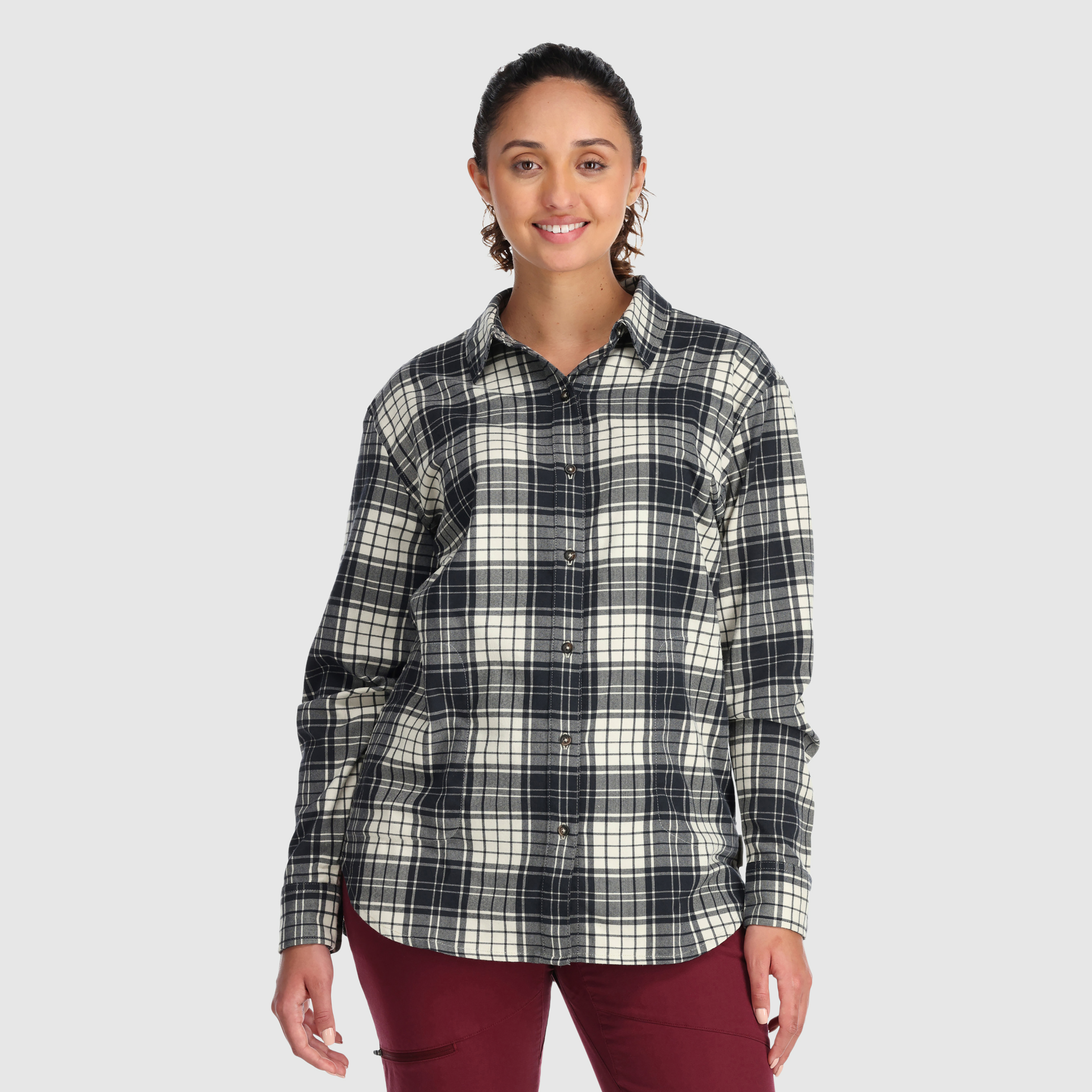 Women's Kulshan UPF 50+ Flannel Shirt for Hiking & Camping