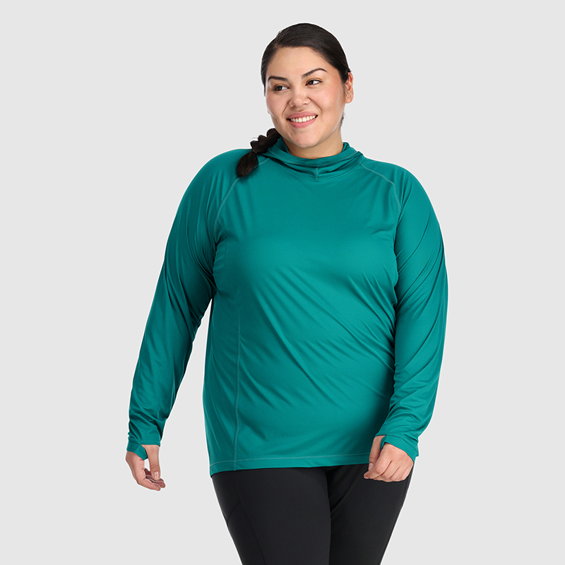 Echo Plus Size Hoodie for Women - UPF 15 & ActiveFresh™ Odor Control