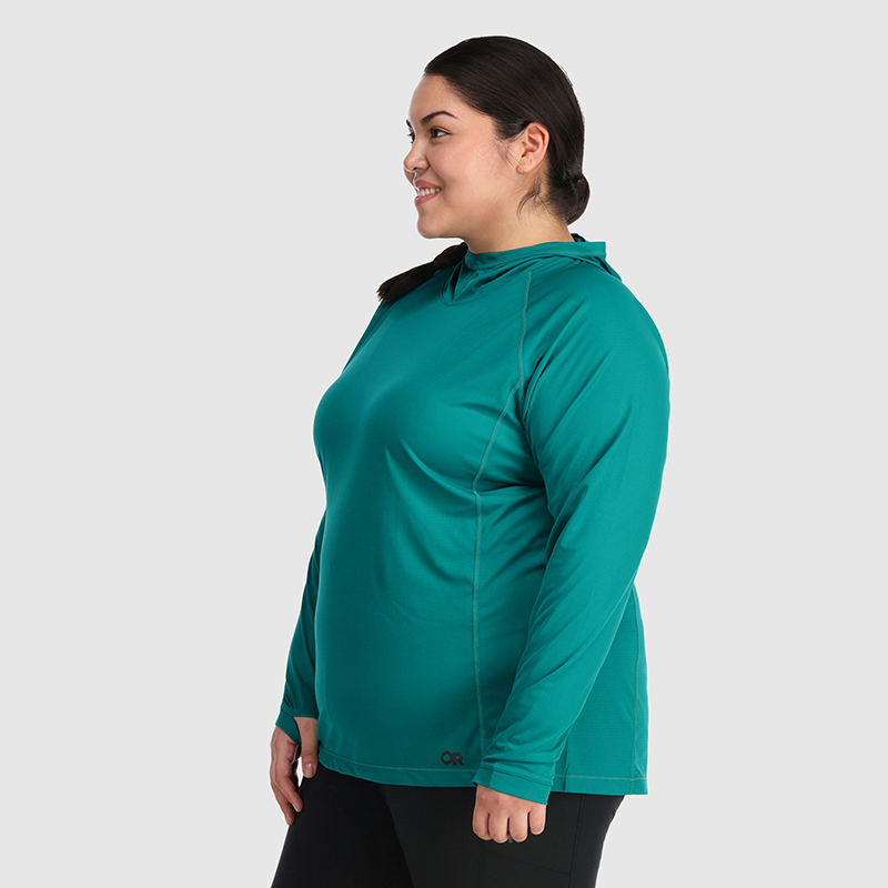 Echo Plus Size Hoodie for Women - UPF 15 & ActiveFresh™ Odor Control
