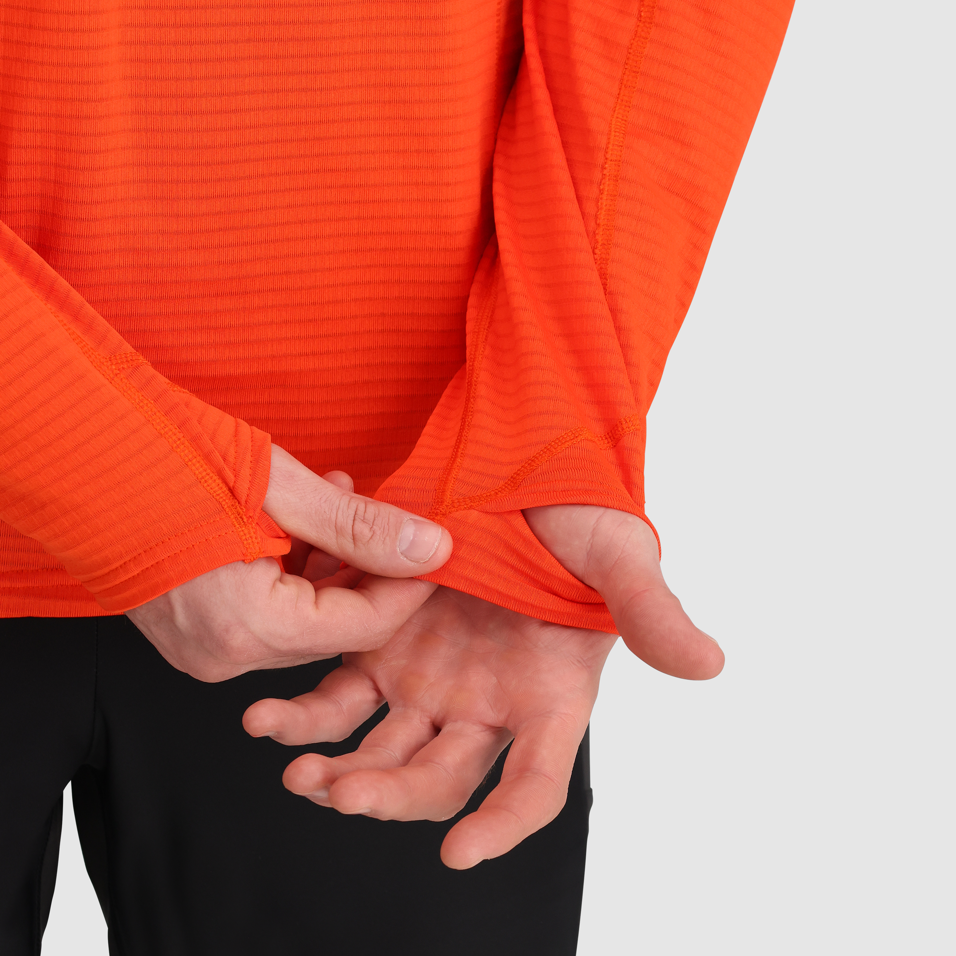 Men's Vigor Grid Fleece Half Zip Jacket for Hiking & Outdoor