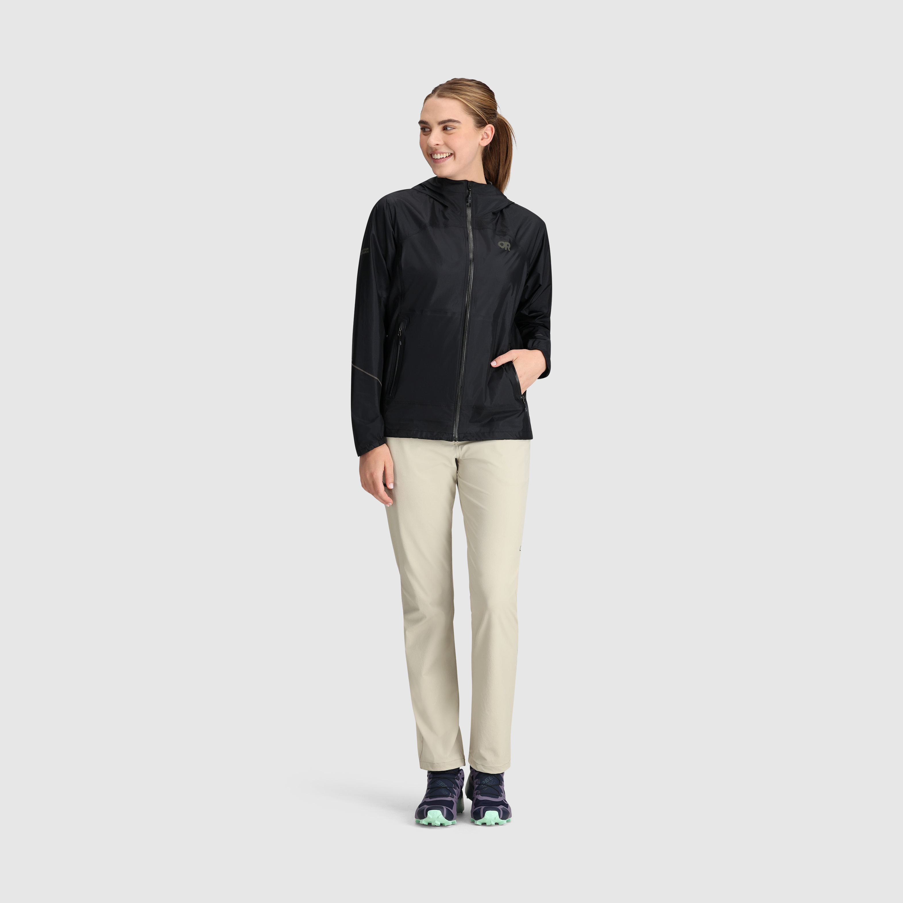 Women's Helium Rain Jacket - Lightweight Waterproof Hiking Jacket
