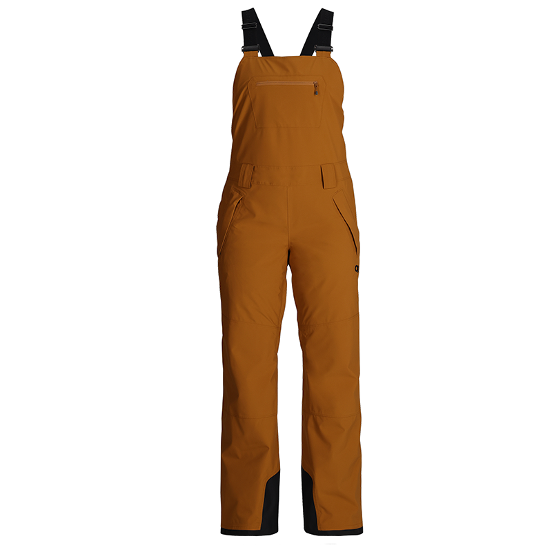 Women's Insulated Snow Bibs with Recycled Materials for Skiing
