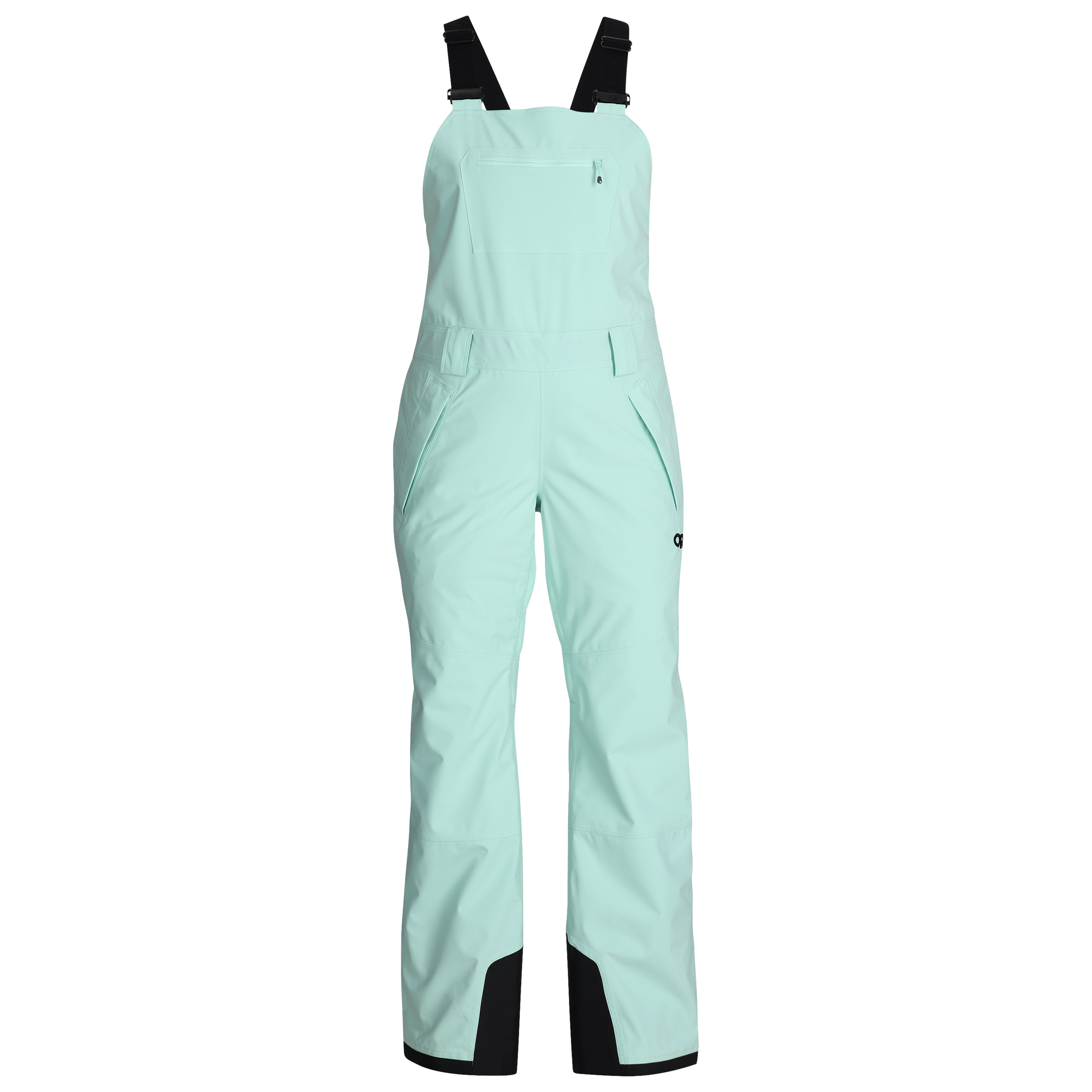 Women's Insulated Snow Bibs with Recycled Materials for Skiing