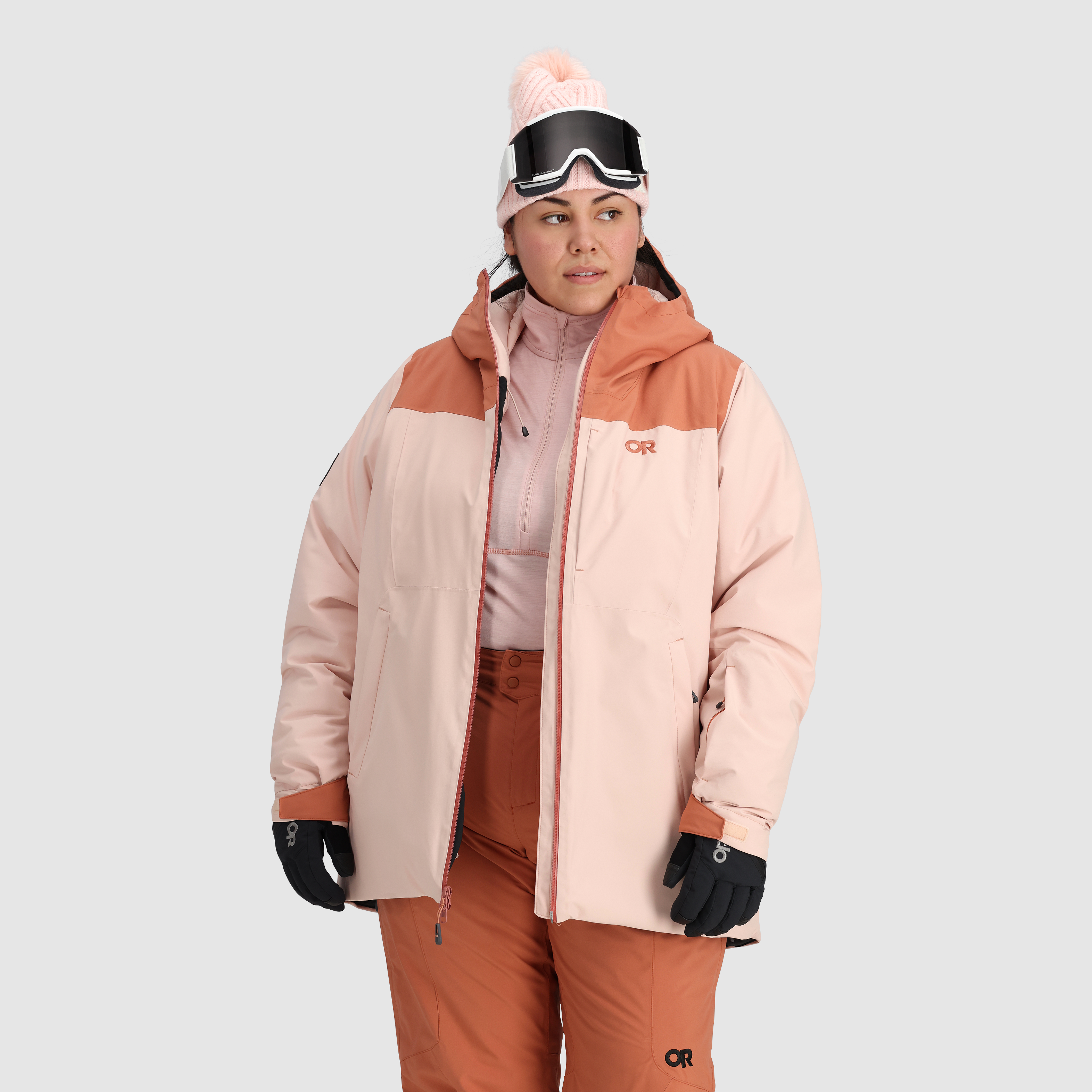 Women's Insulated Snowboard Jacket - Waterproof & Eco-Friendly