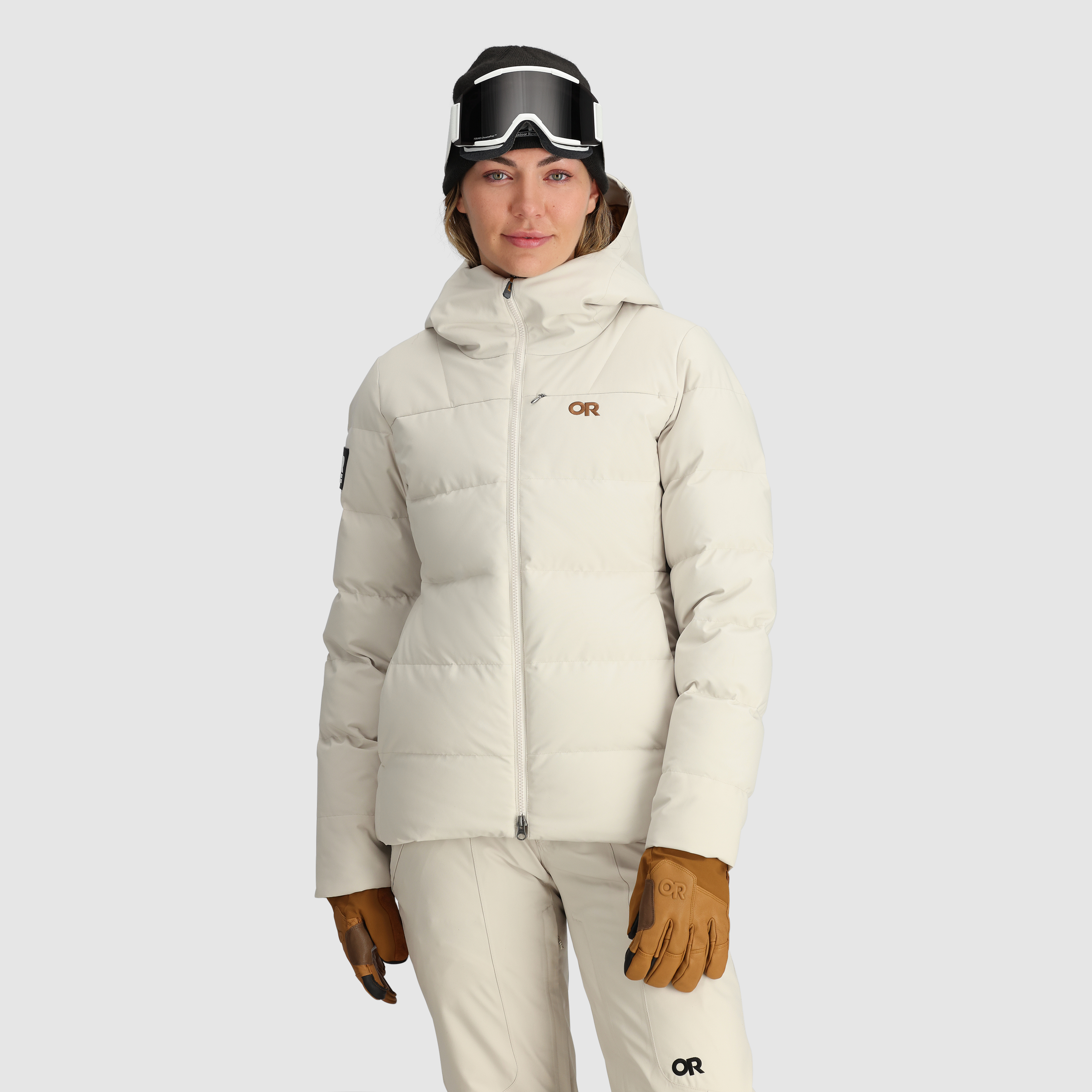 Women's Recycled Down Ski Jacket - Waterproof & Windproof